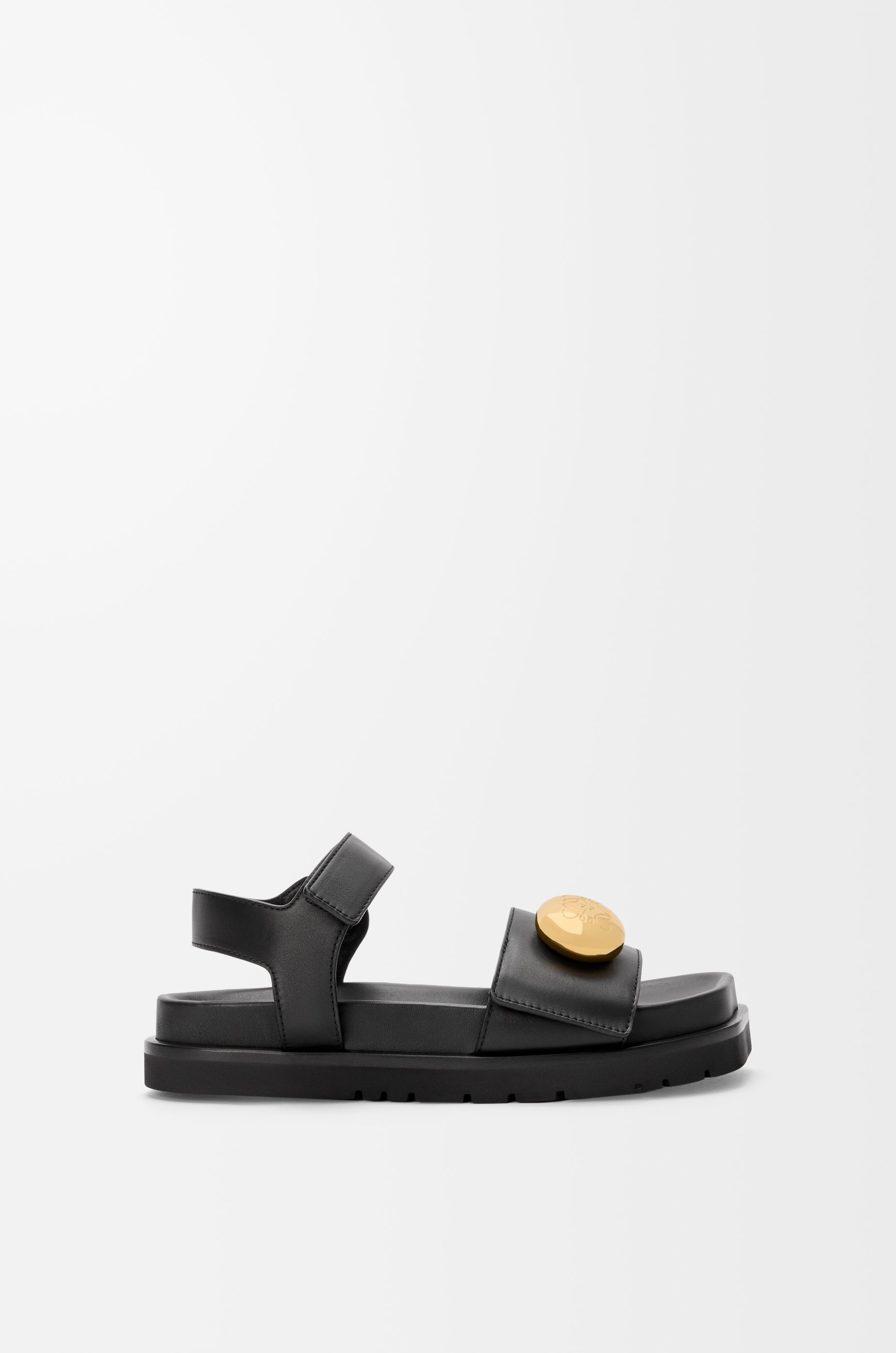 Pebble fussbett sandal in soft calfskin - 1