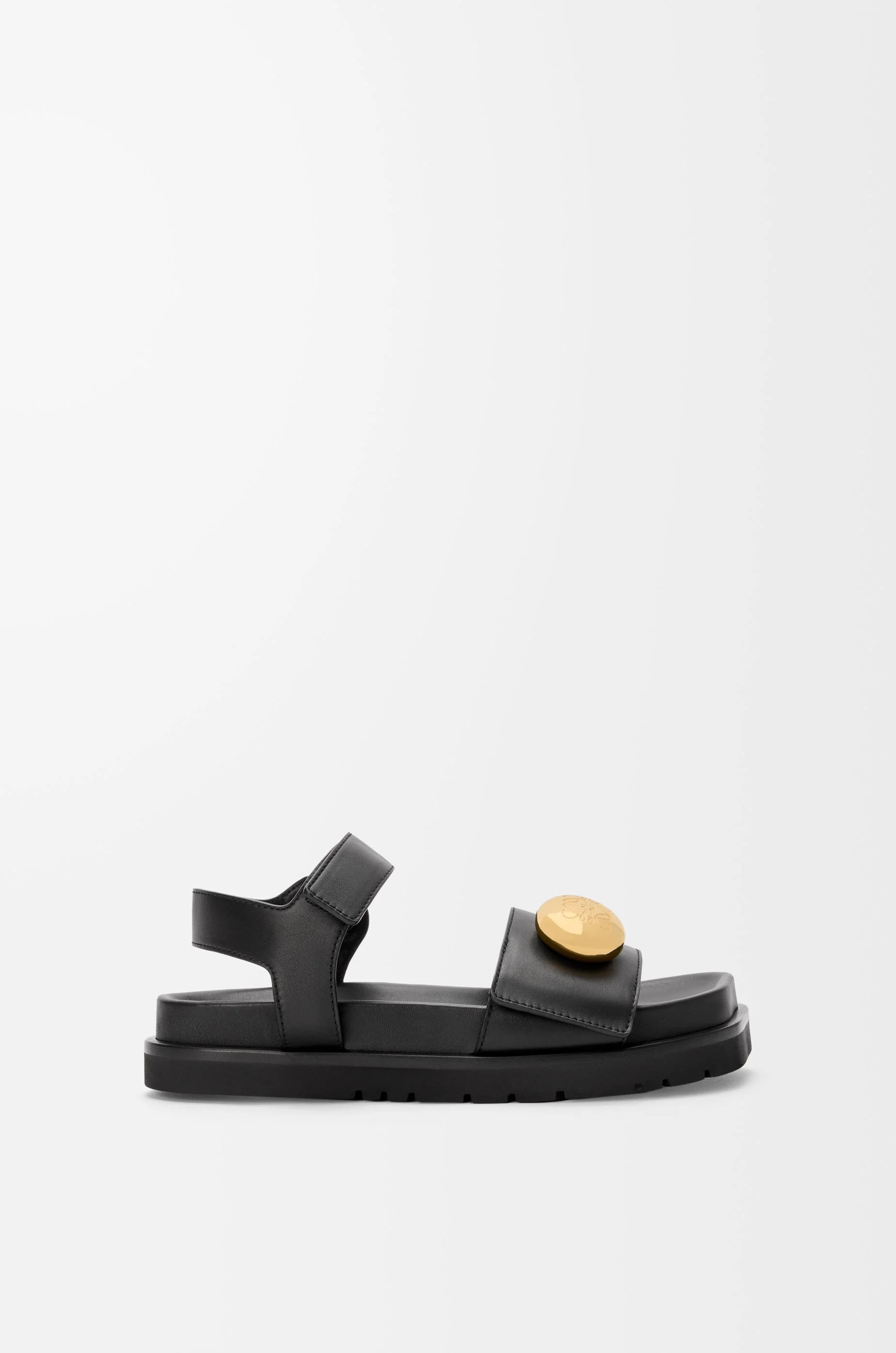 Pebble fussbett sandal in soft calfskin - 1