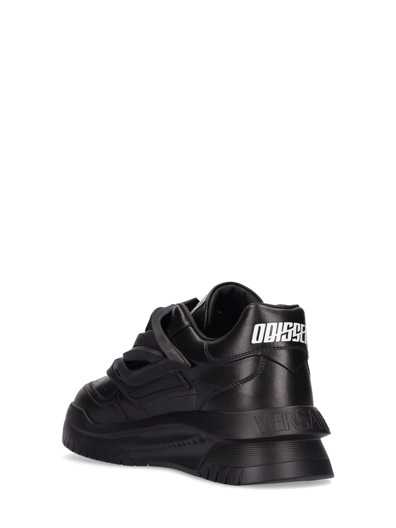 MEDUSA LEATHER LOW-TOP SNEAKERS - 4