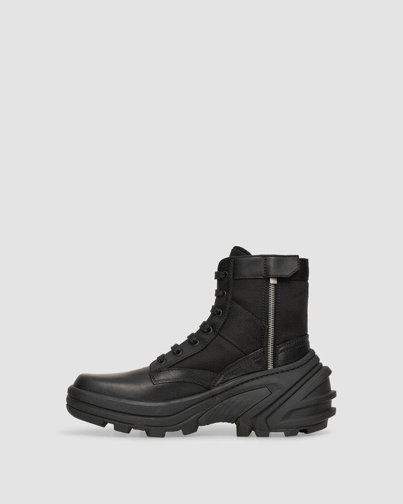1017 ALYX 9SM NYLON AND LEATHER LACE UP BOOT WITH VIBRAM SOLE outlook