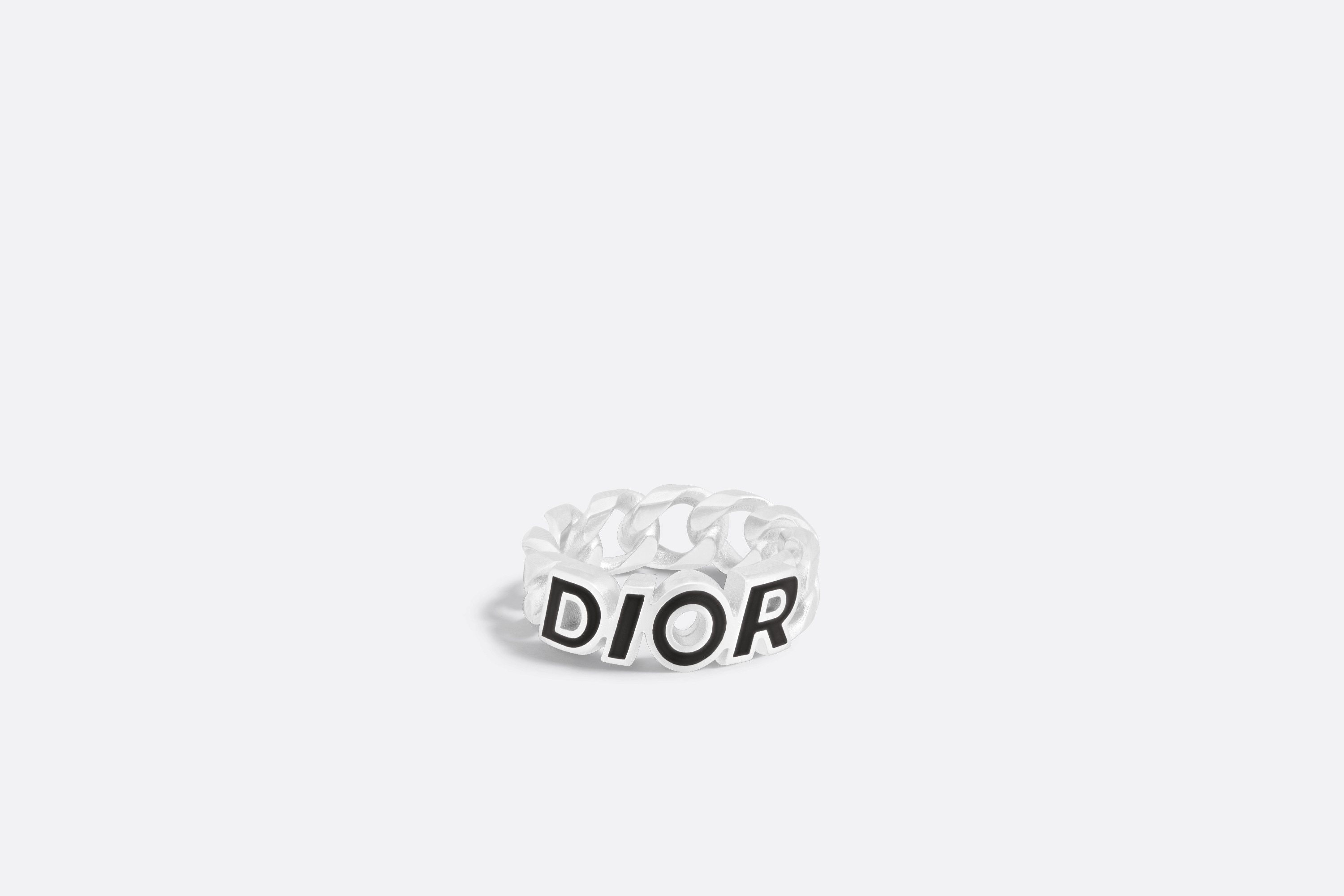 Dior Italic Chain Link Ring - 1