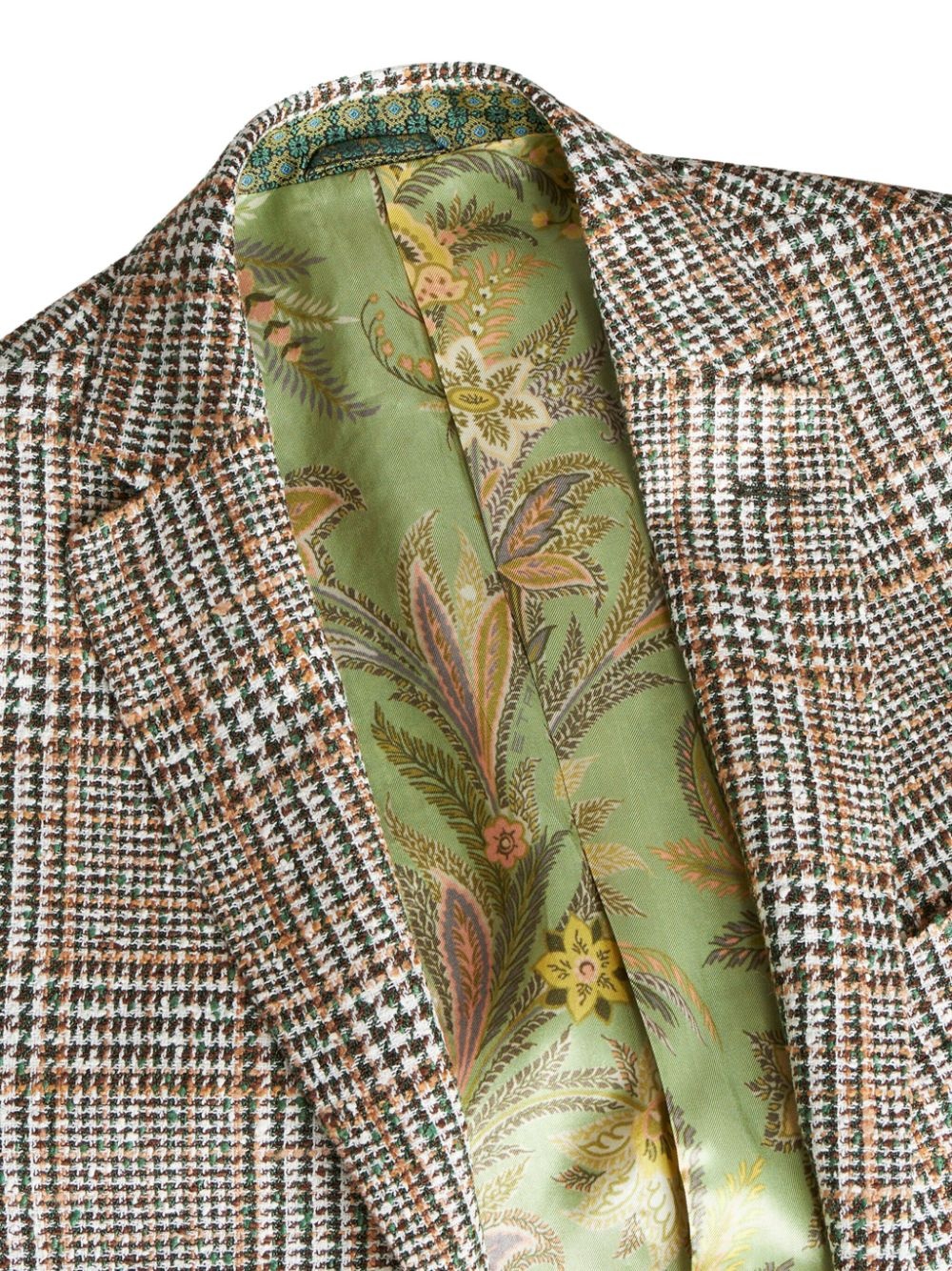 checked houndstooth blazer - 6