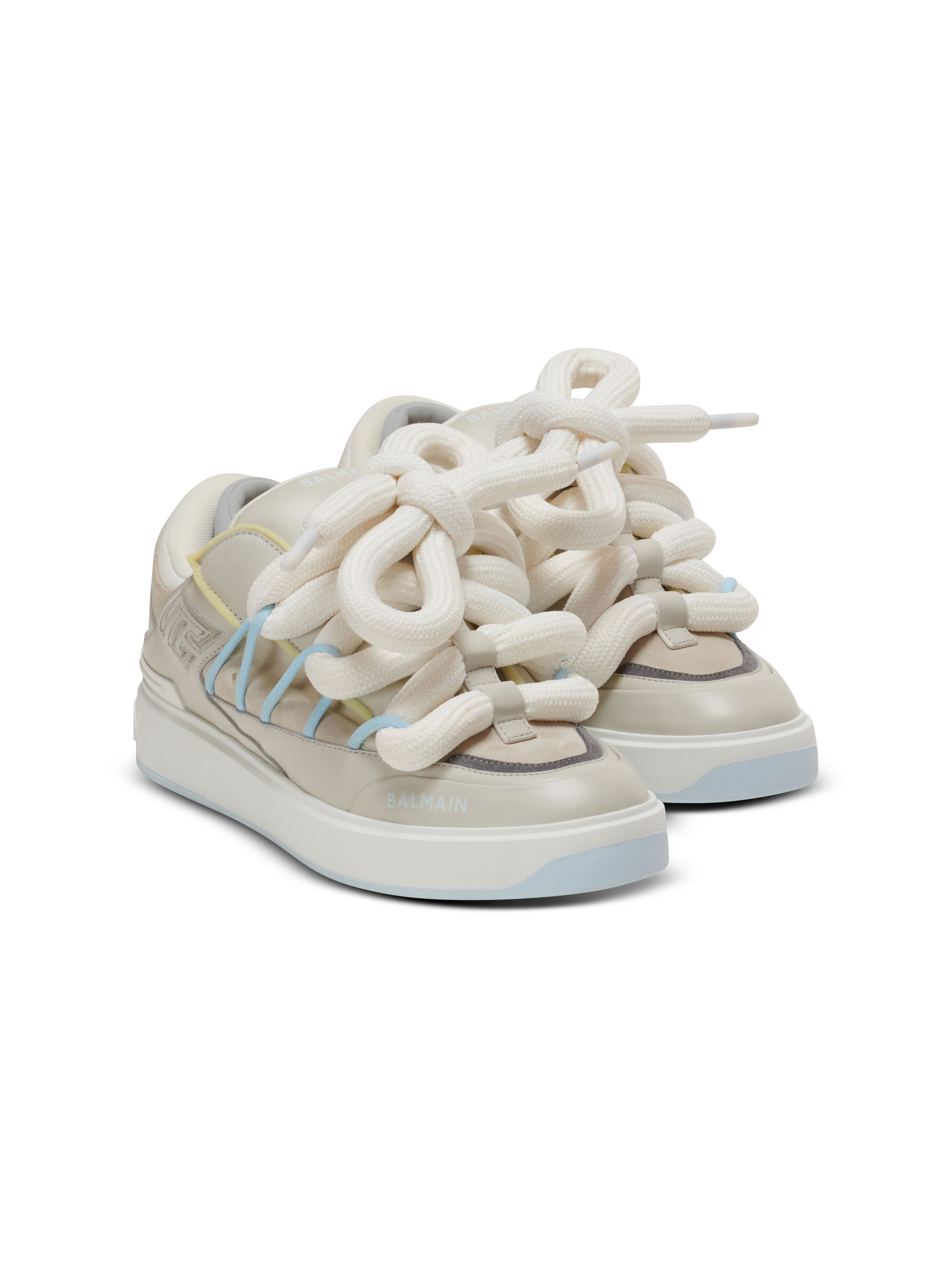 B-Court Puffy Skate sneakers in calfskin and suede - 2