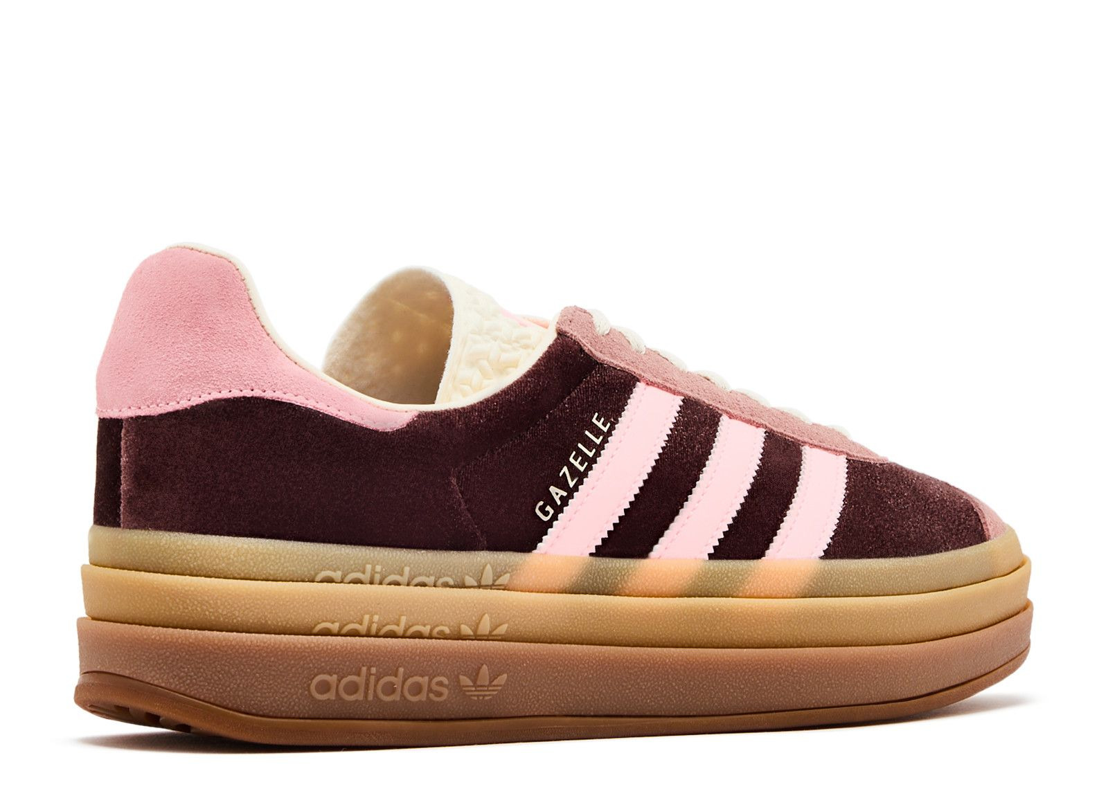 WMNS GAZELLE BOLD 'SHADOW BROWN GLOW PINK VELVET' - 3