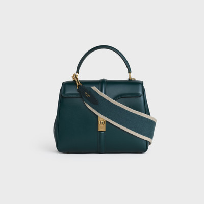 CELINE Long Strap in textile and calfskin outlook