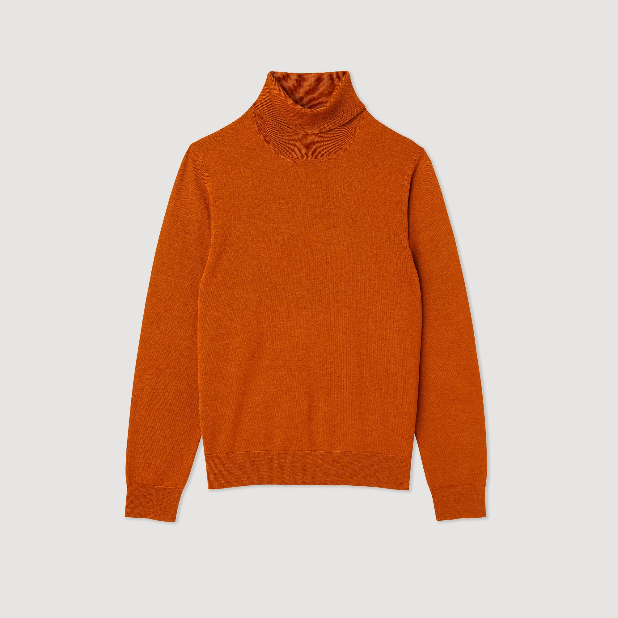 Roll neck wool sweater - 1