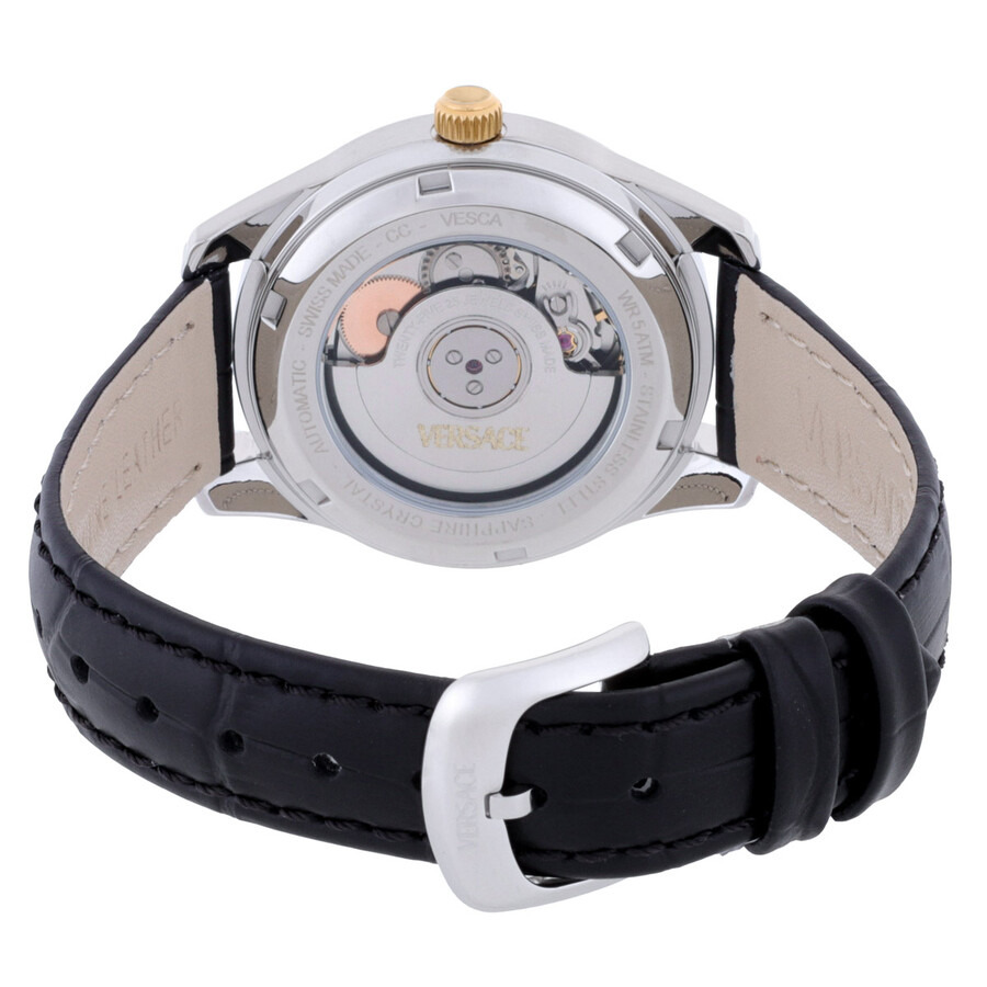 Versace Greca Classic Automatic Black Dial Ladies Watch VESCA0124 - 3
