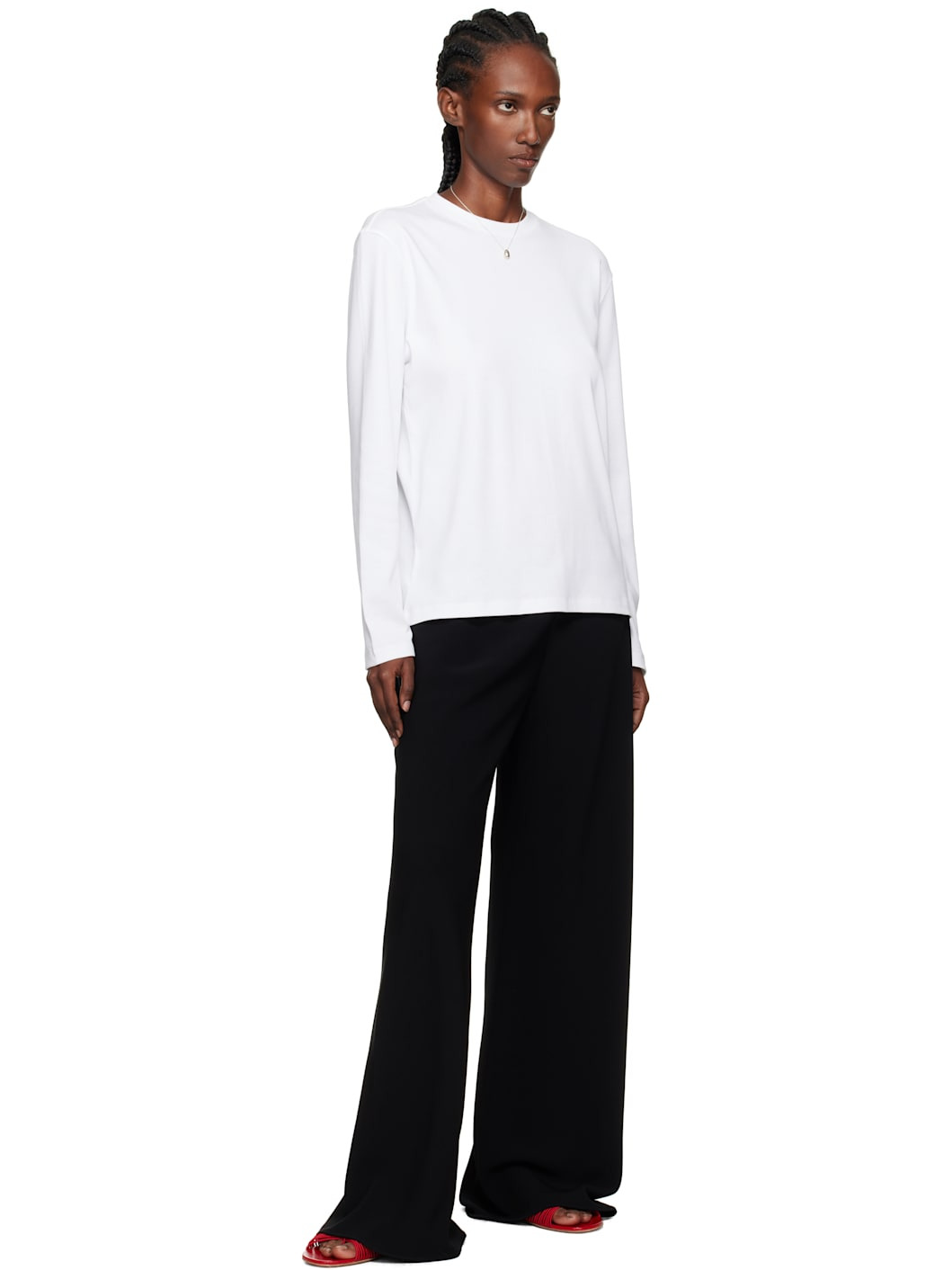 White Maggie Longsleeve T-shirt - 4