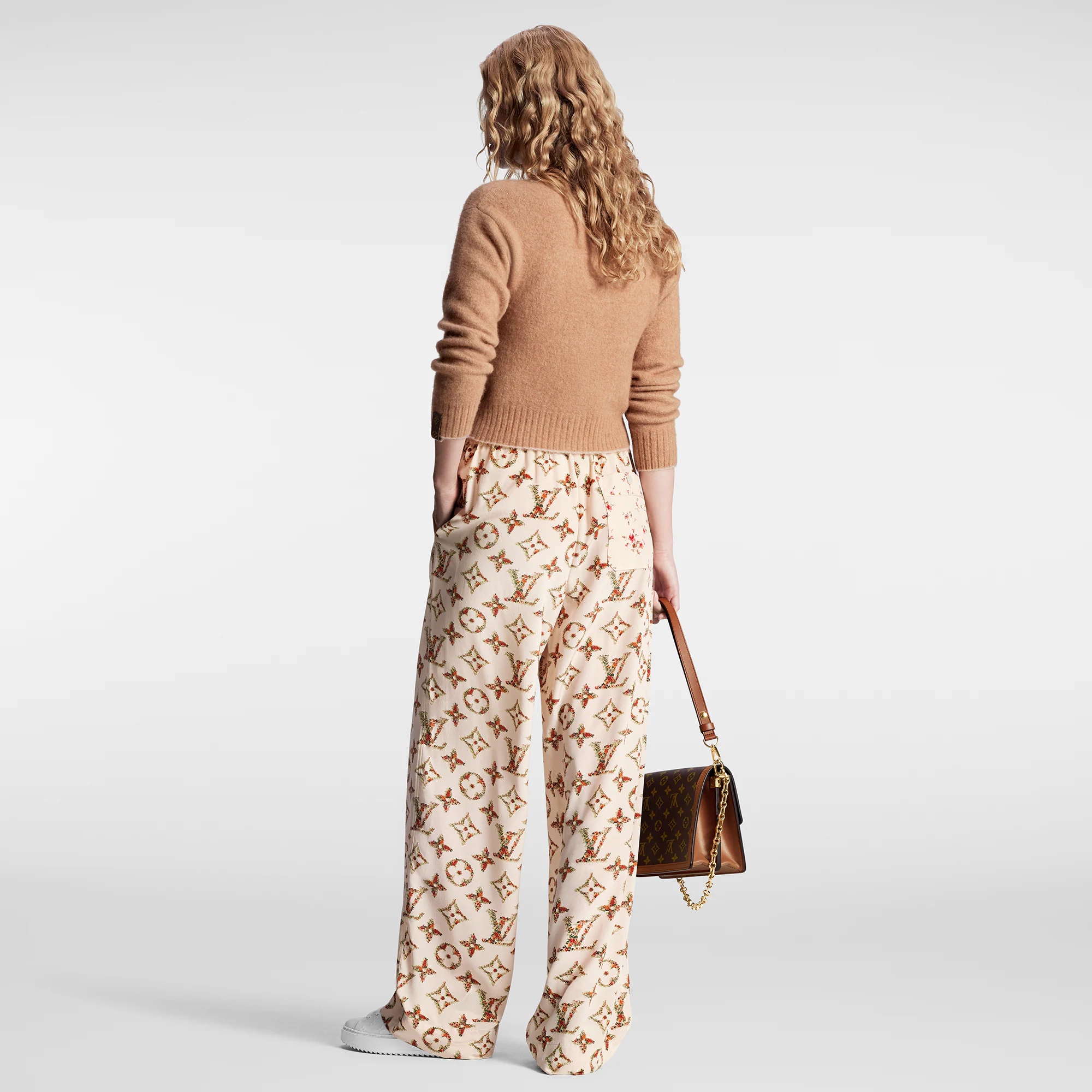 Cropped Camel Cardigan - 3