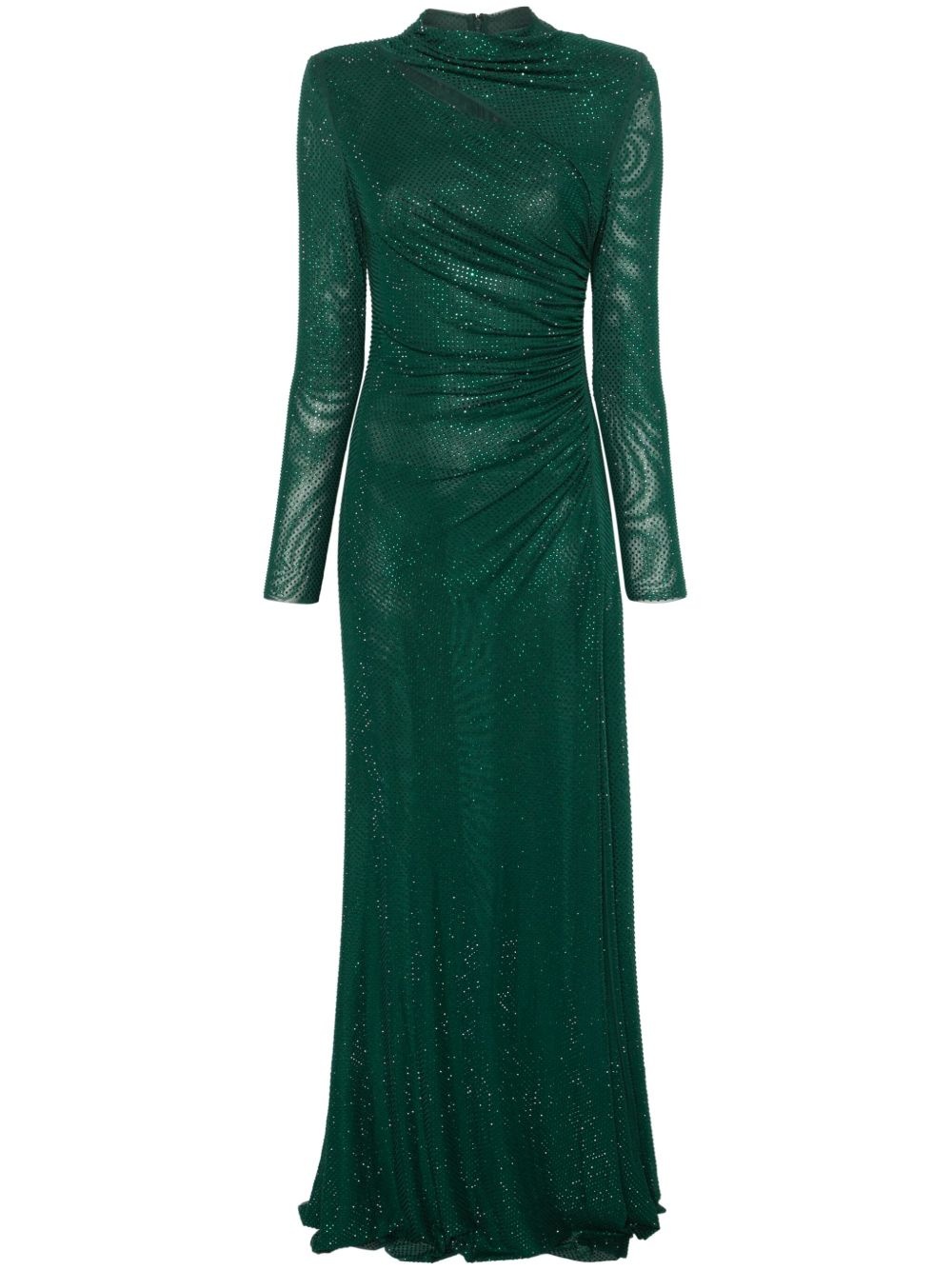 rhinestone-embellishment maxi dress - 1
