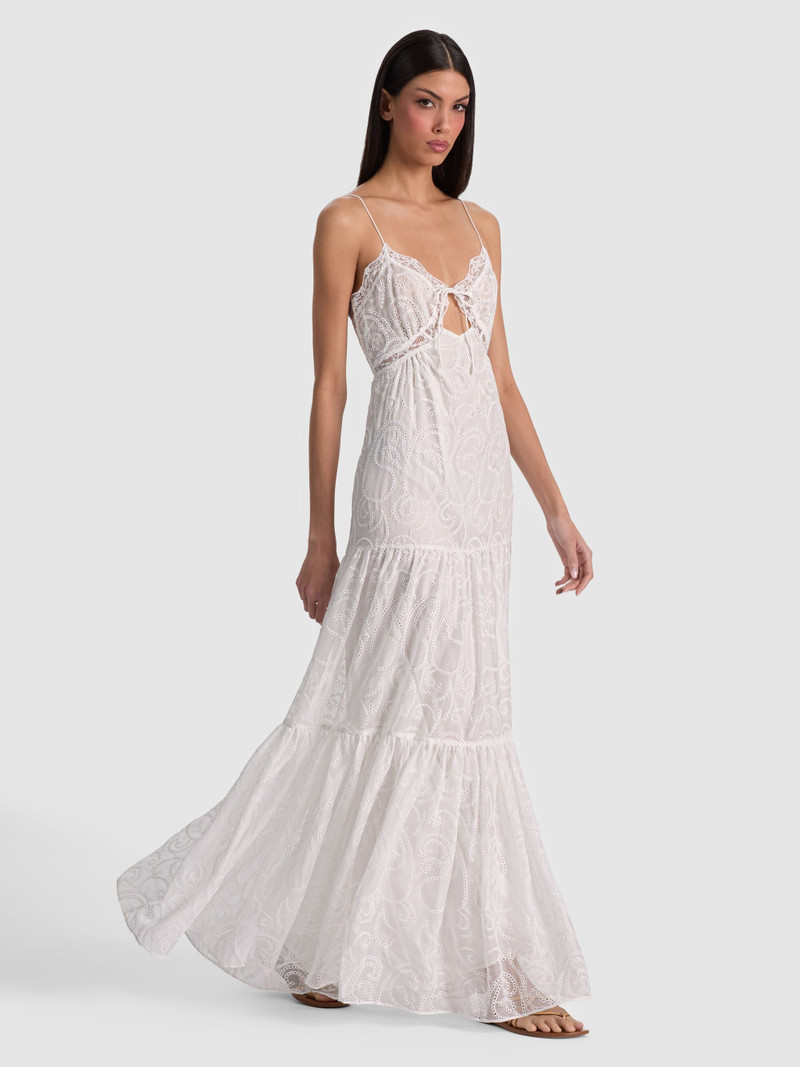 NICKY LACE TIERED MAXI DRESS 5