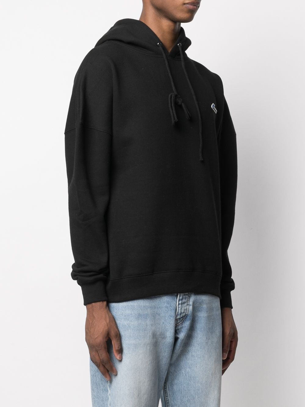 dropped shoulder hoodie - 3