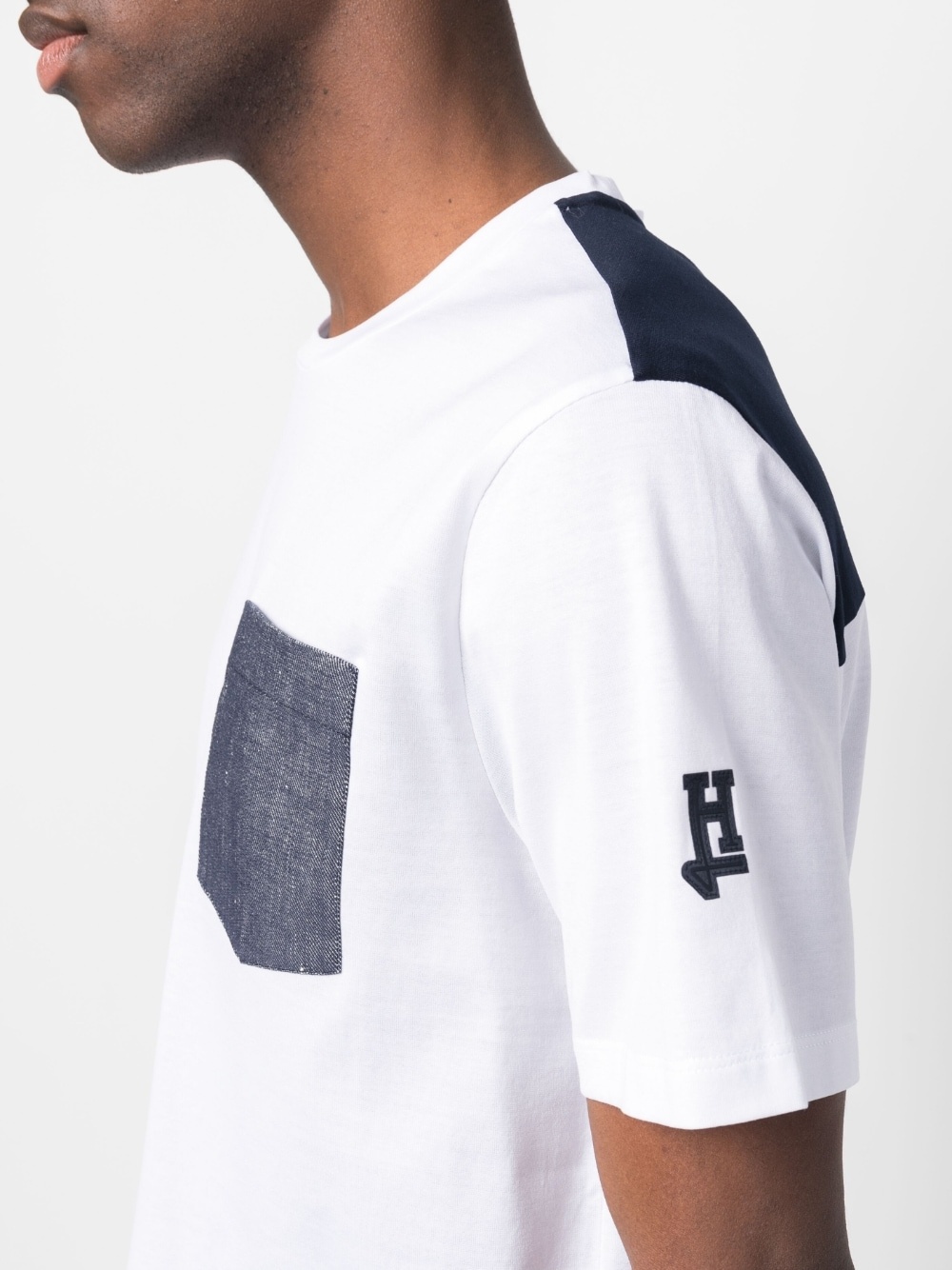 colour-block cotton T-shirt - 5