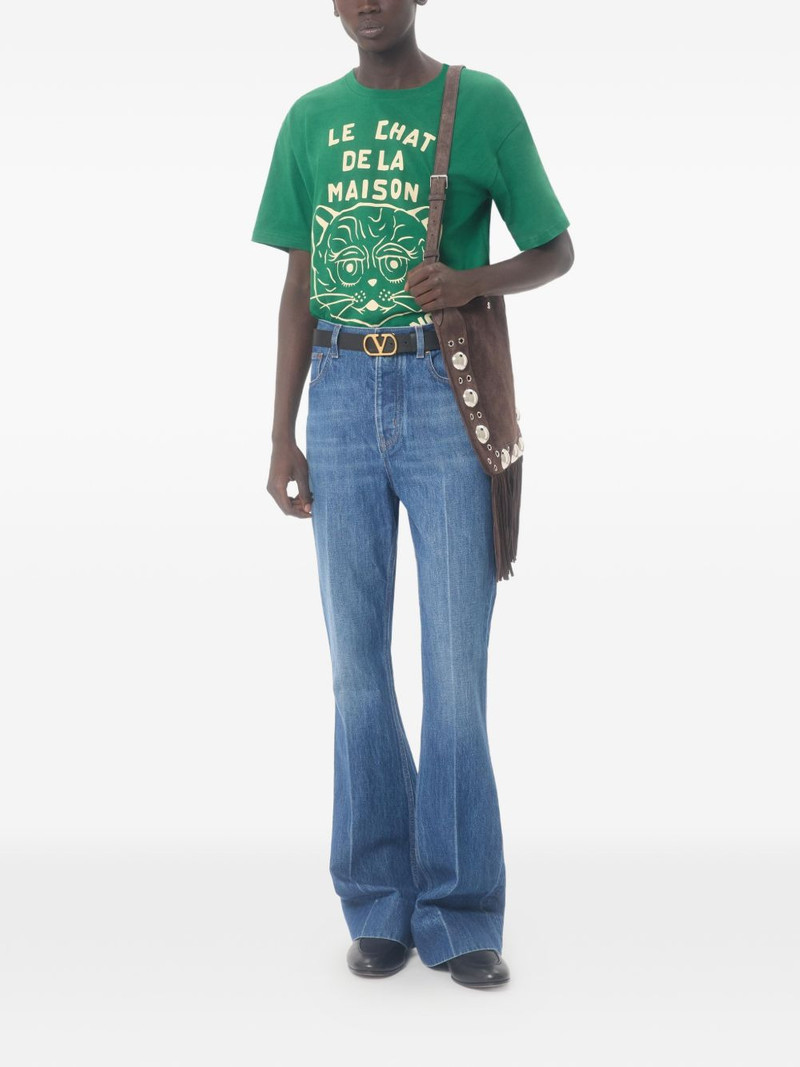 Valentino Chat De La Maison-print T-shirt outlook