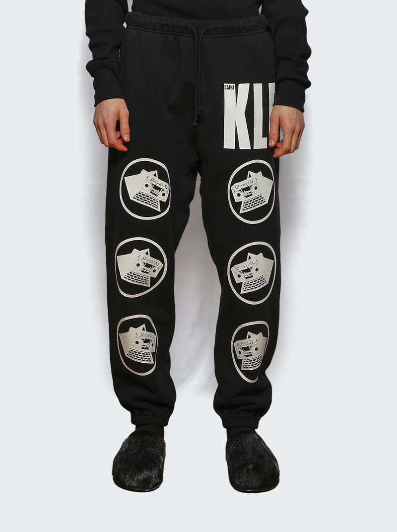 SAINT M×××××× X The Klf Sweatpants Black outlook