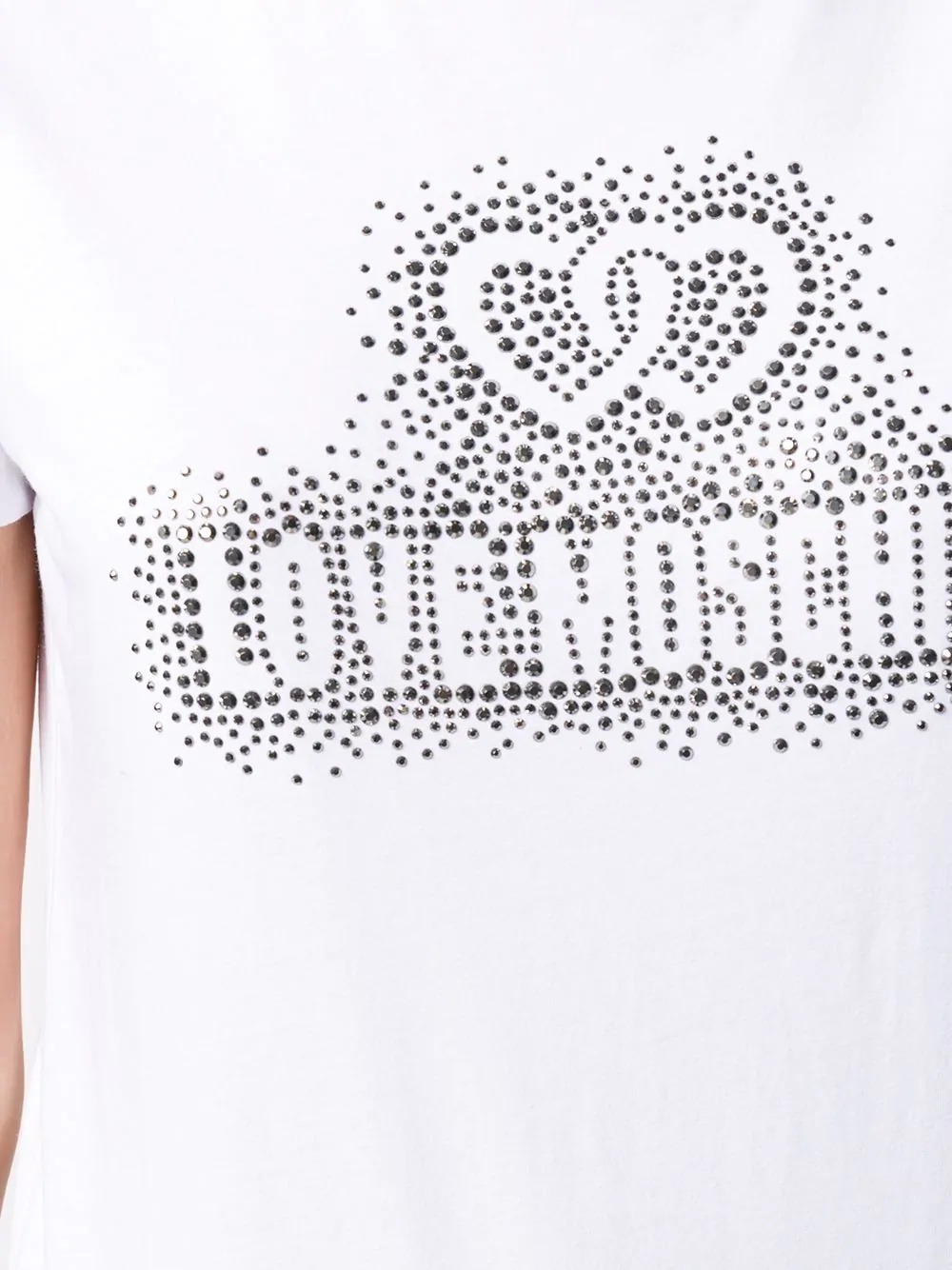 embellished logo T-shirt - 5