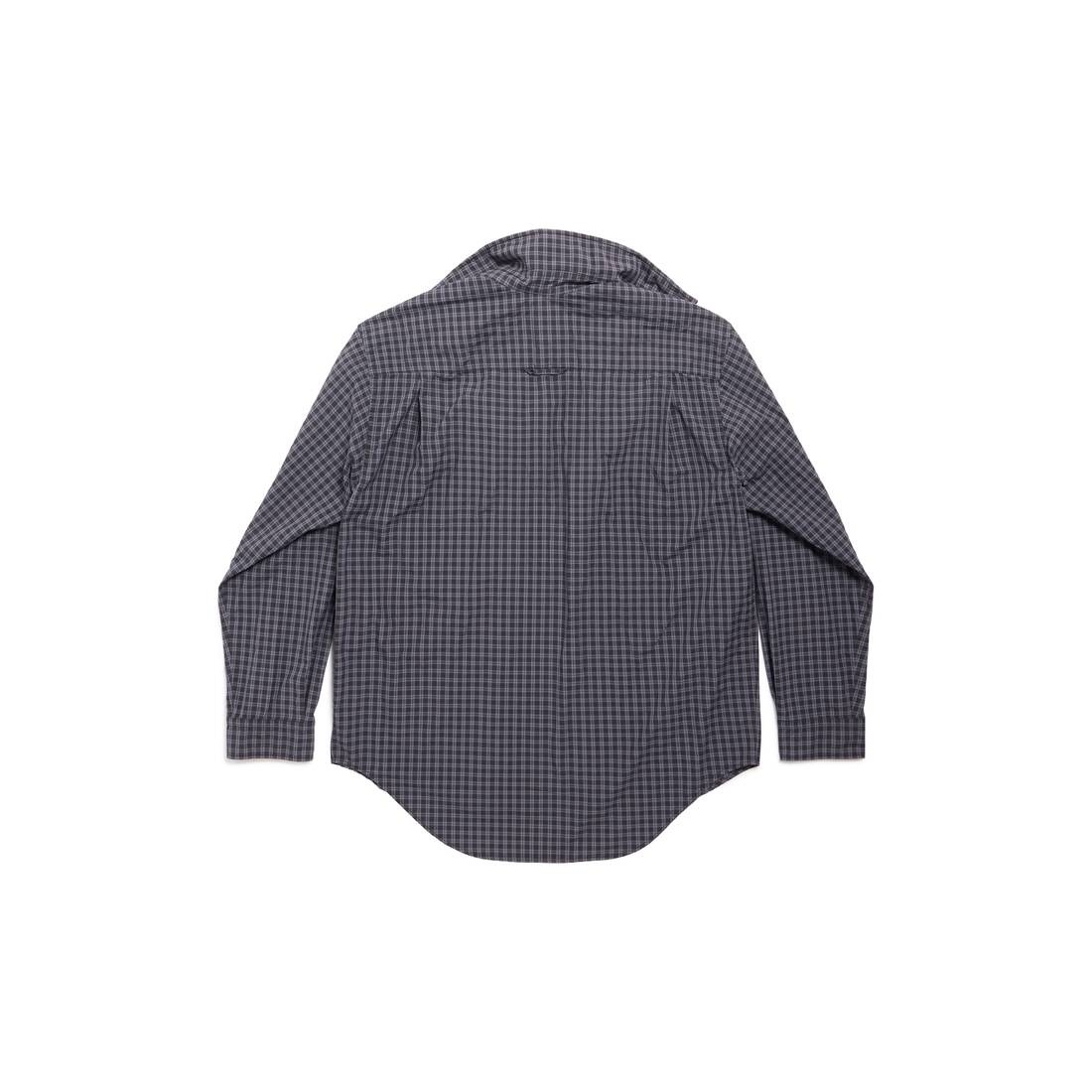 Men's Trompe L'œil Shirt Regular Fit in Black - 6