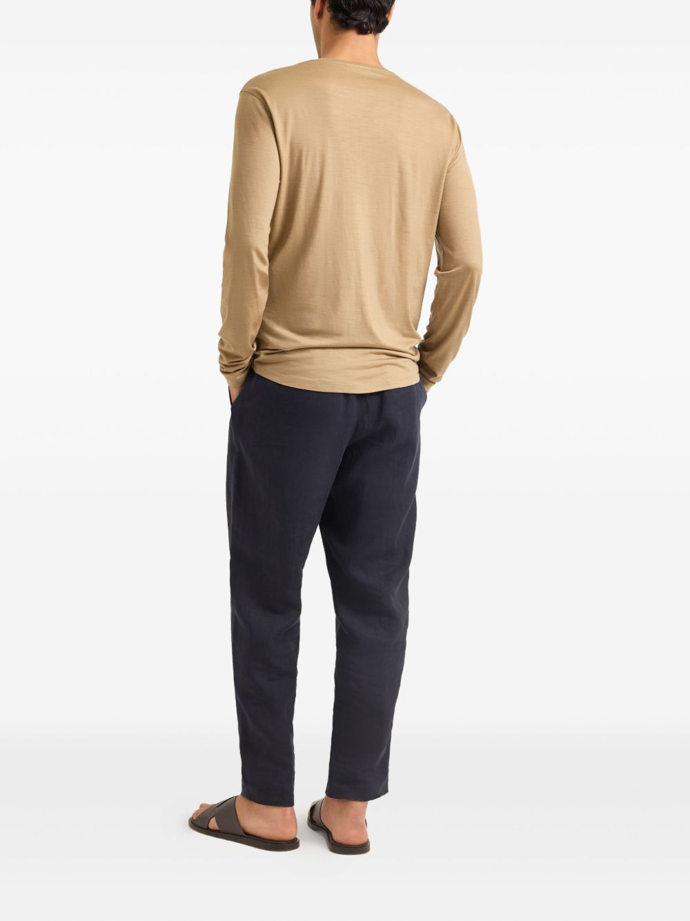 OB-T long-sleeve merino-wool T-shirt - 3