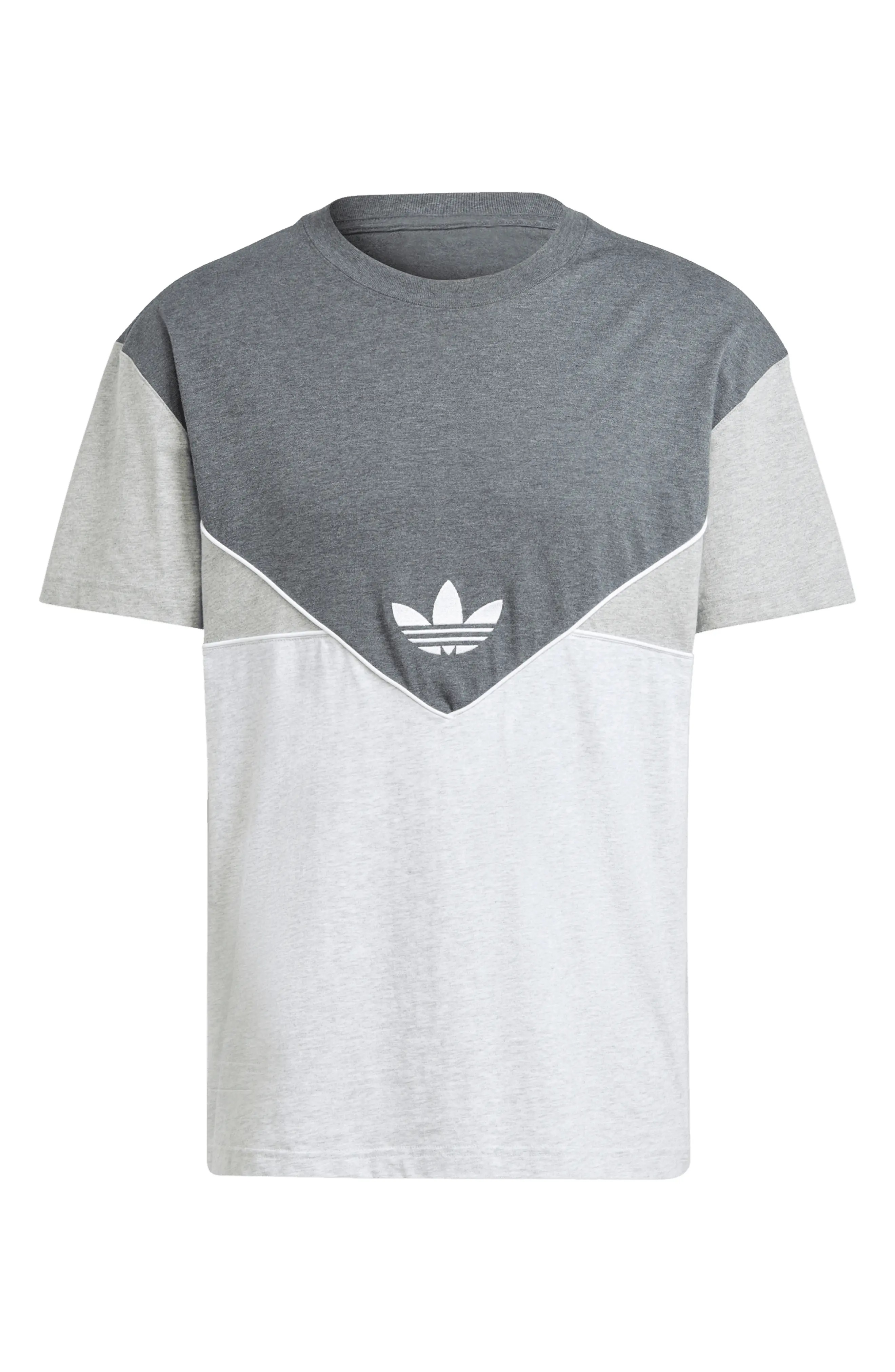 Colorado Colorblock T-Shirt in Dark Grey/Light Grey/Grey - 4