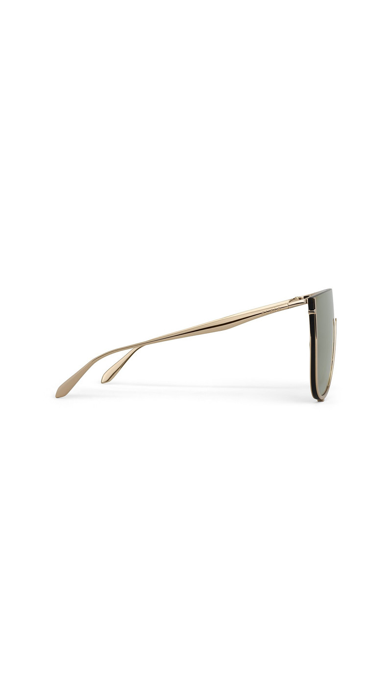 Alaïa MASK SUNGLASSES IN METAL outlook