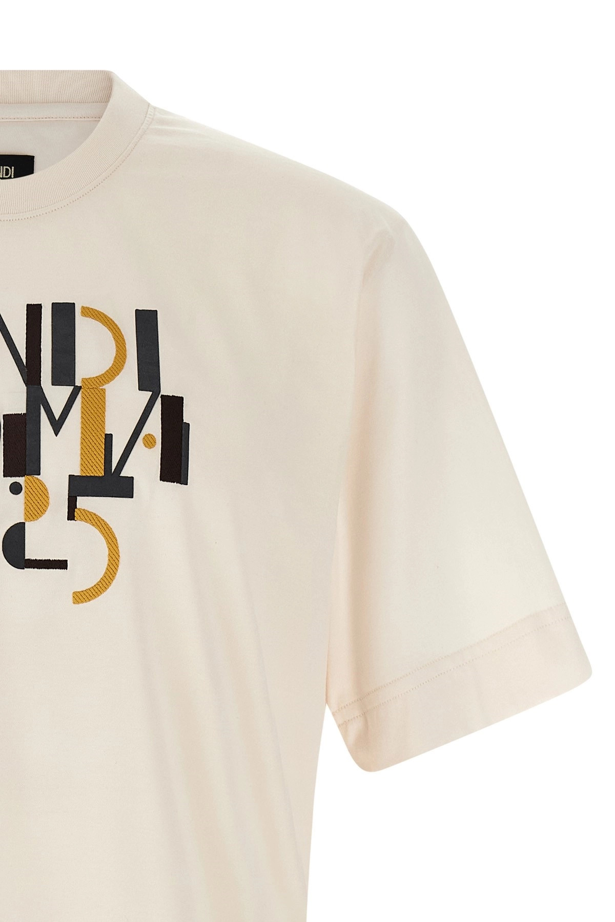 'Fendi Roma 1925' print T-shirt - 4