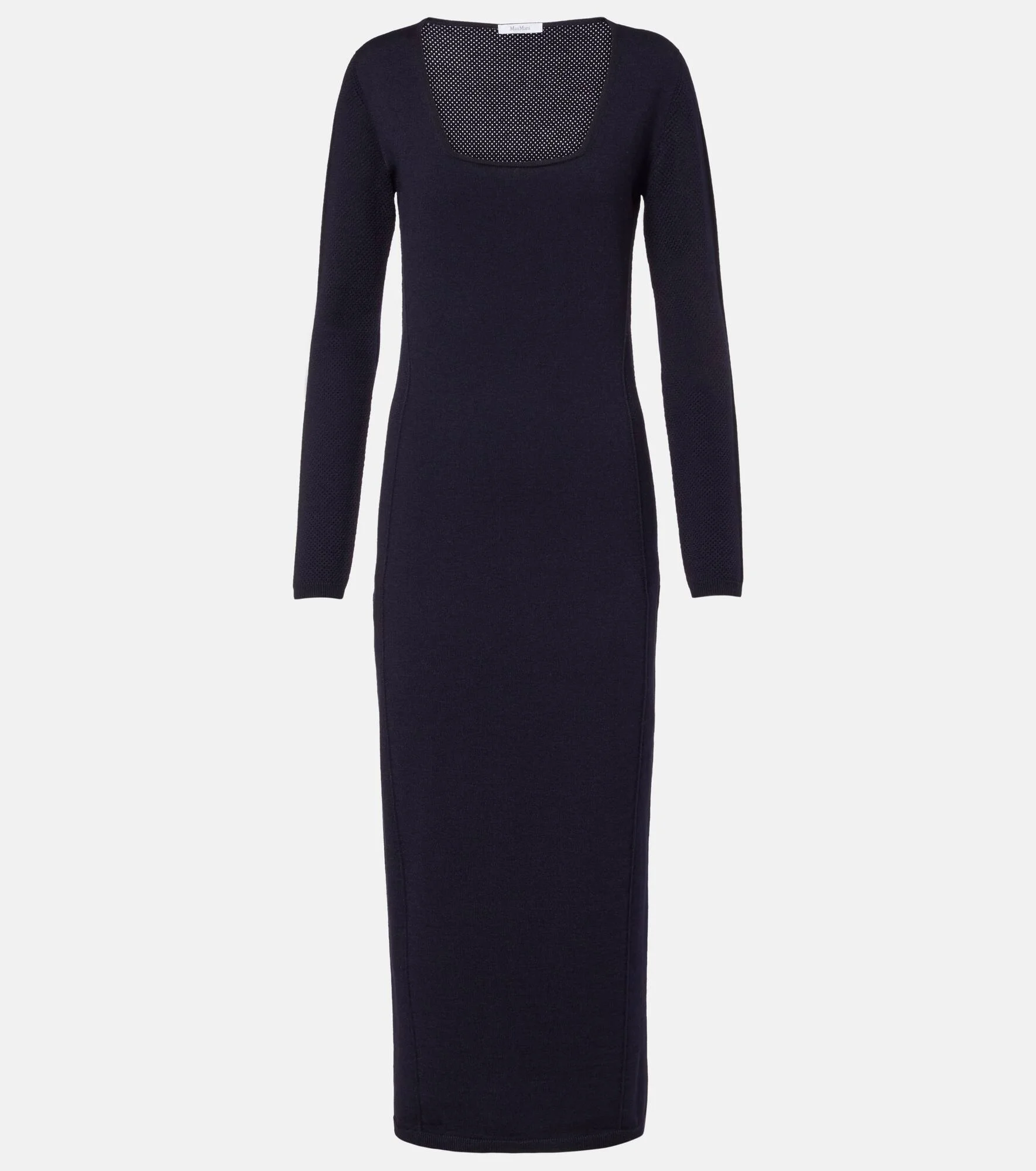Sophia wool-blend midi dress - 1