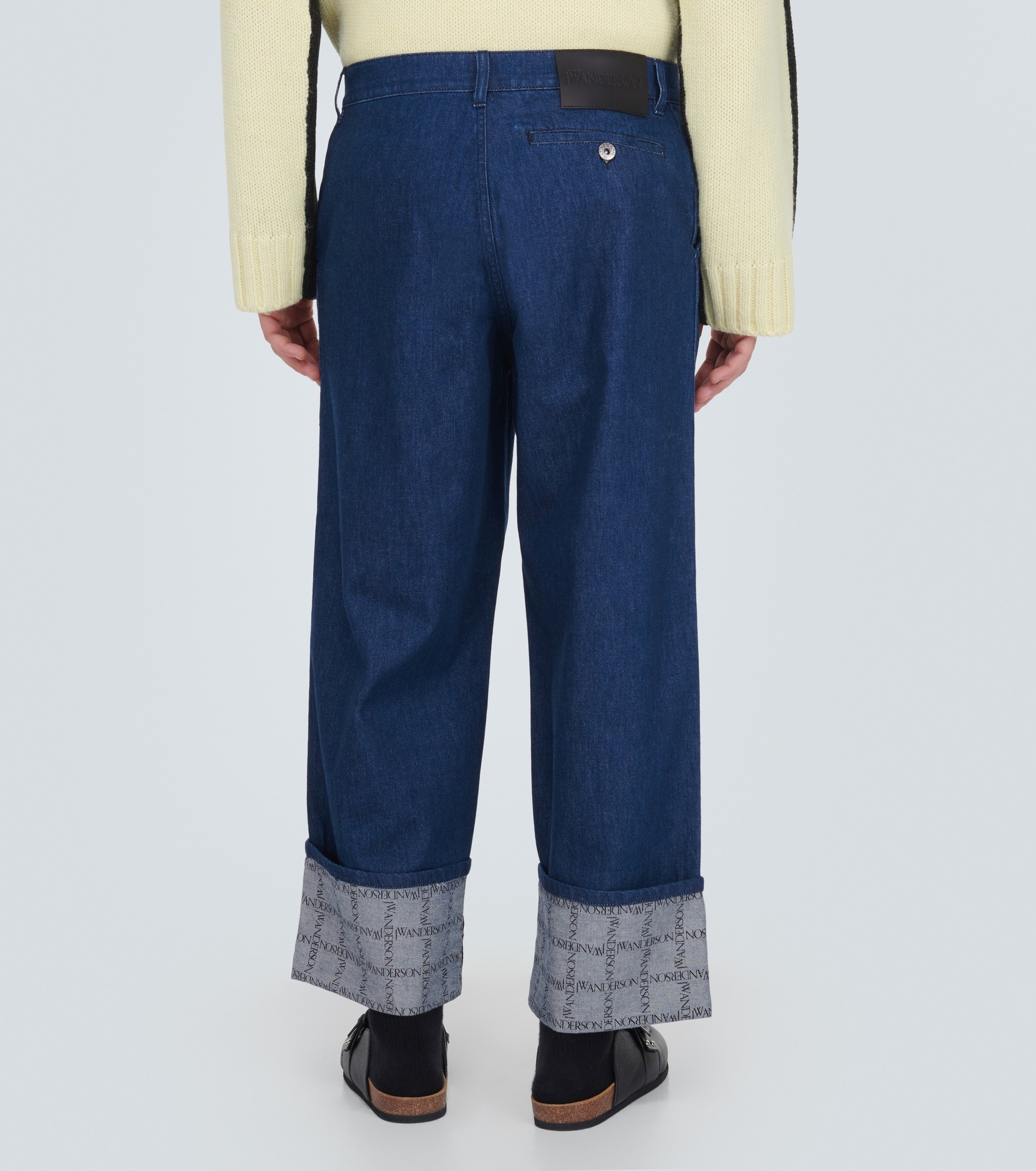 Turn Up wide-leg jeans - 4