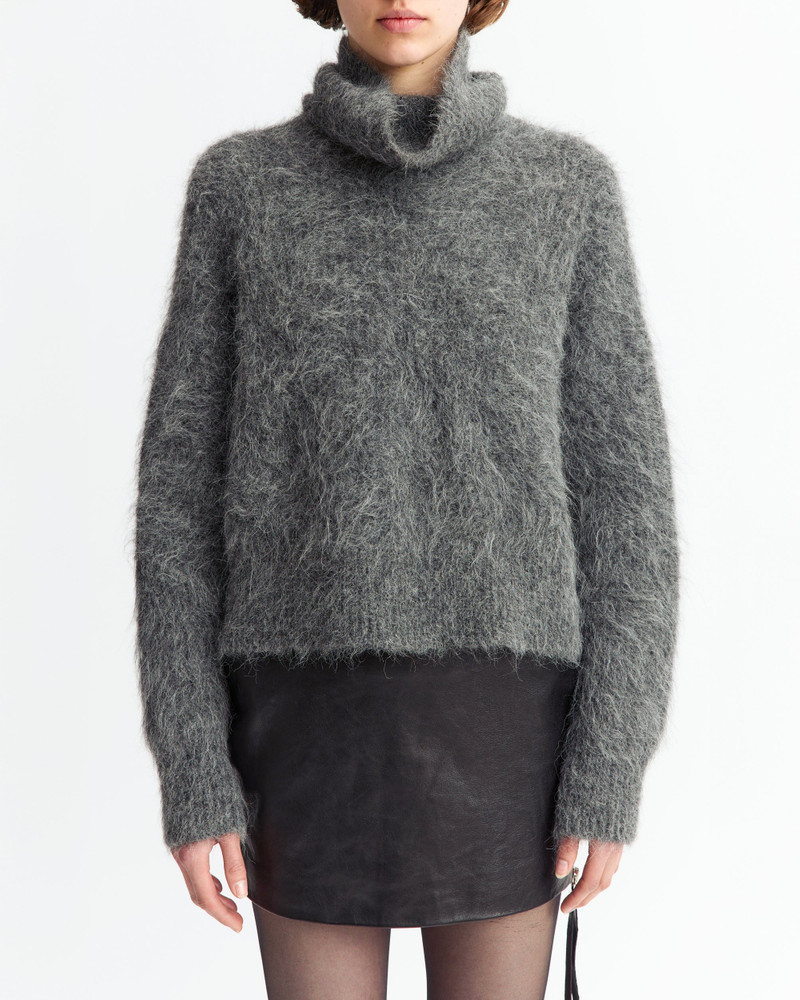 ROLL NECK SEPHIA JUMPER IN KNIT 4