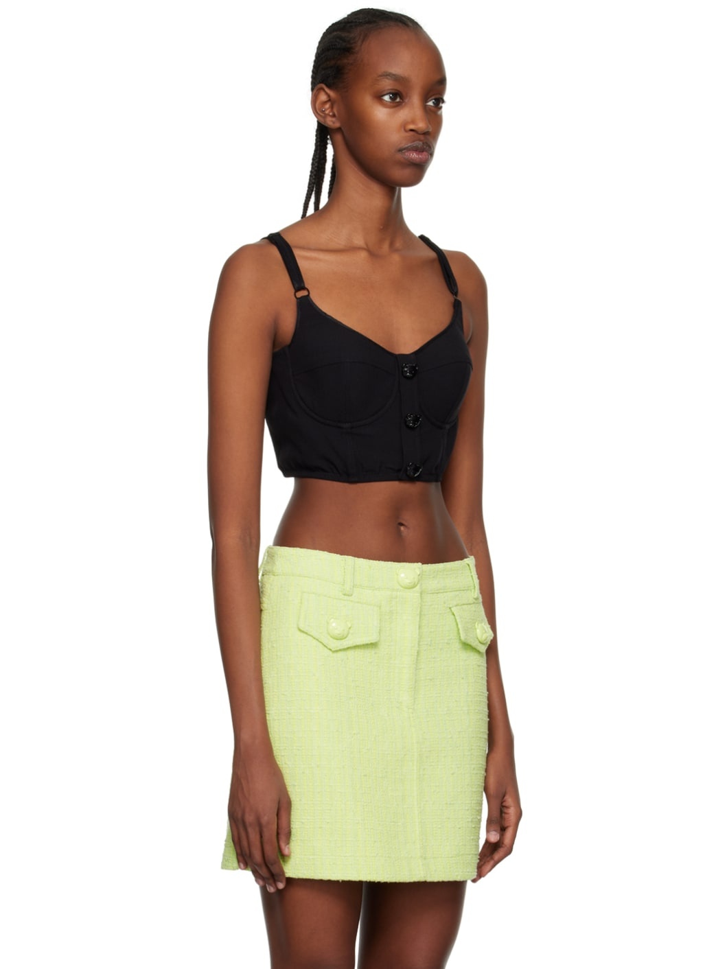 Black Button Camisole - 2