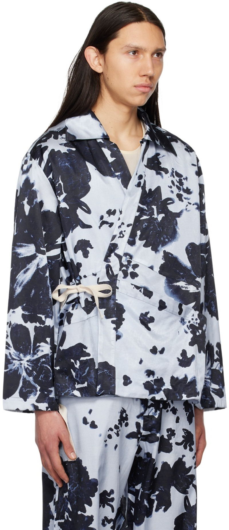 NICHOLAS DALEY Blue Calypso Jacket outlook