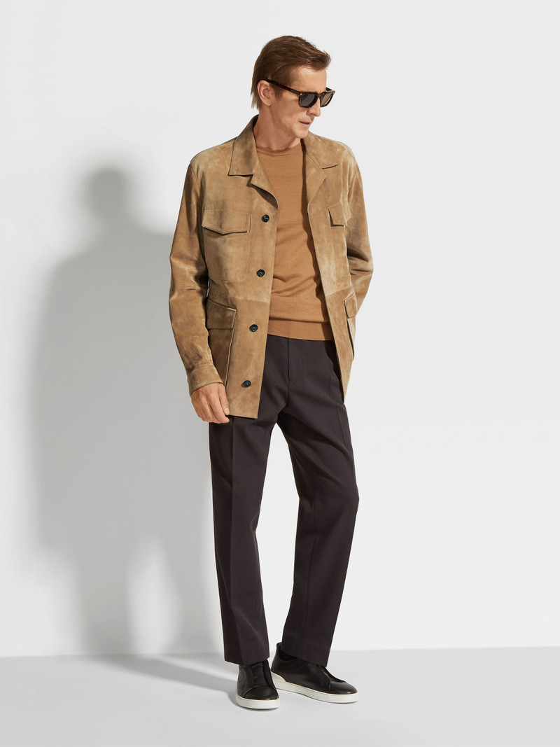 ZEGNA SUEDE FIELD JACKET outlook
