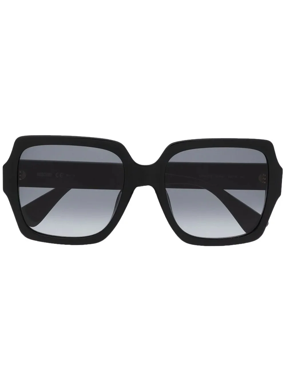 tinted oversize-frame sunglasses - 1
