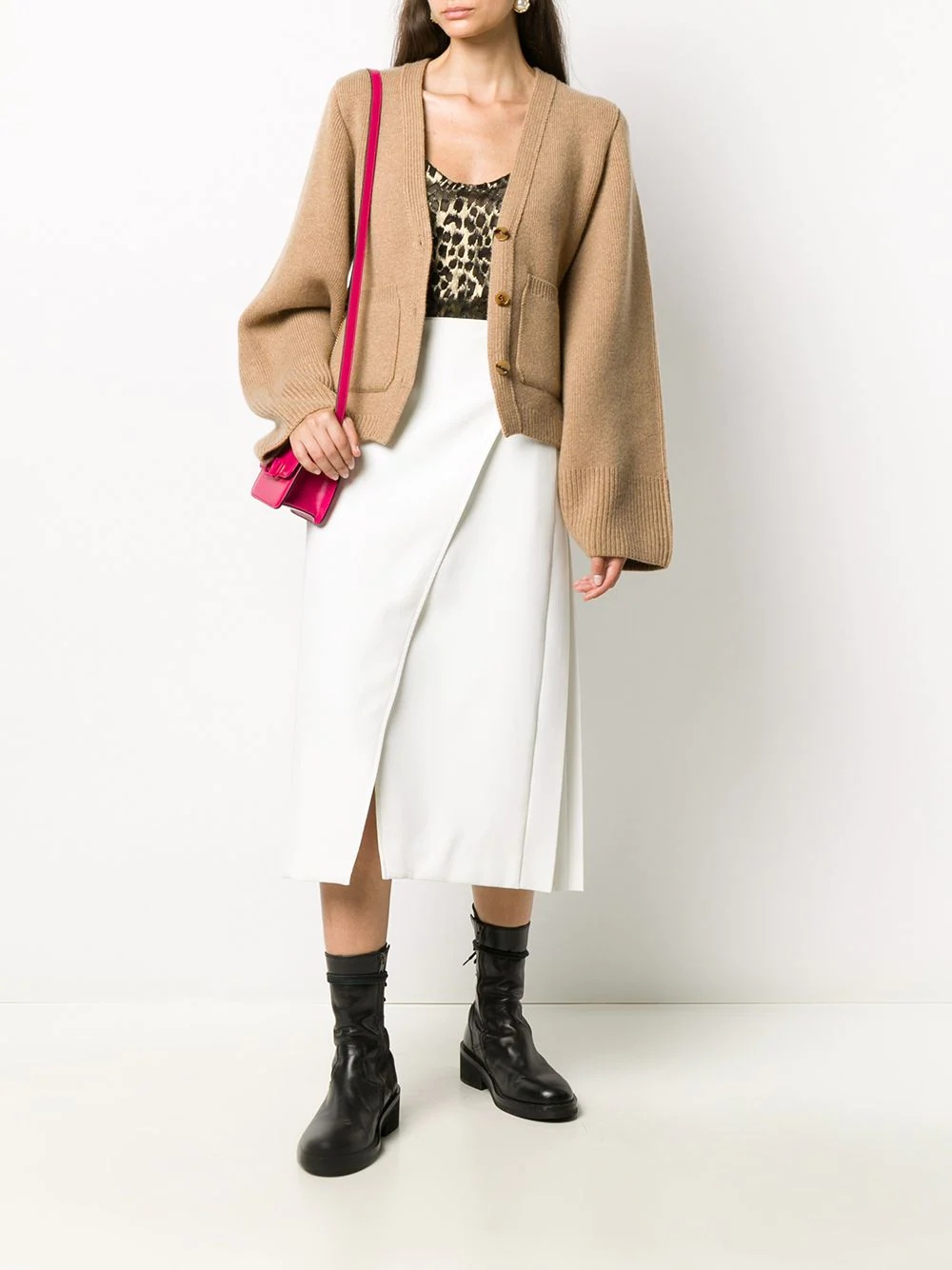 cashmere oversized cardigan - 2