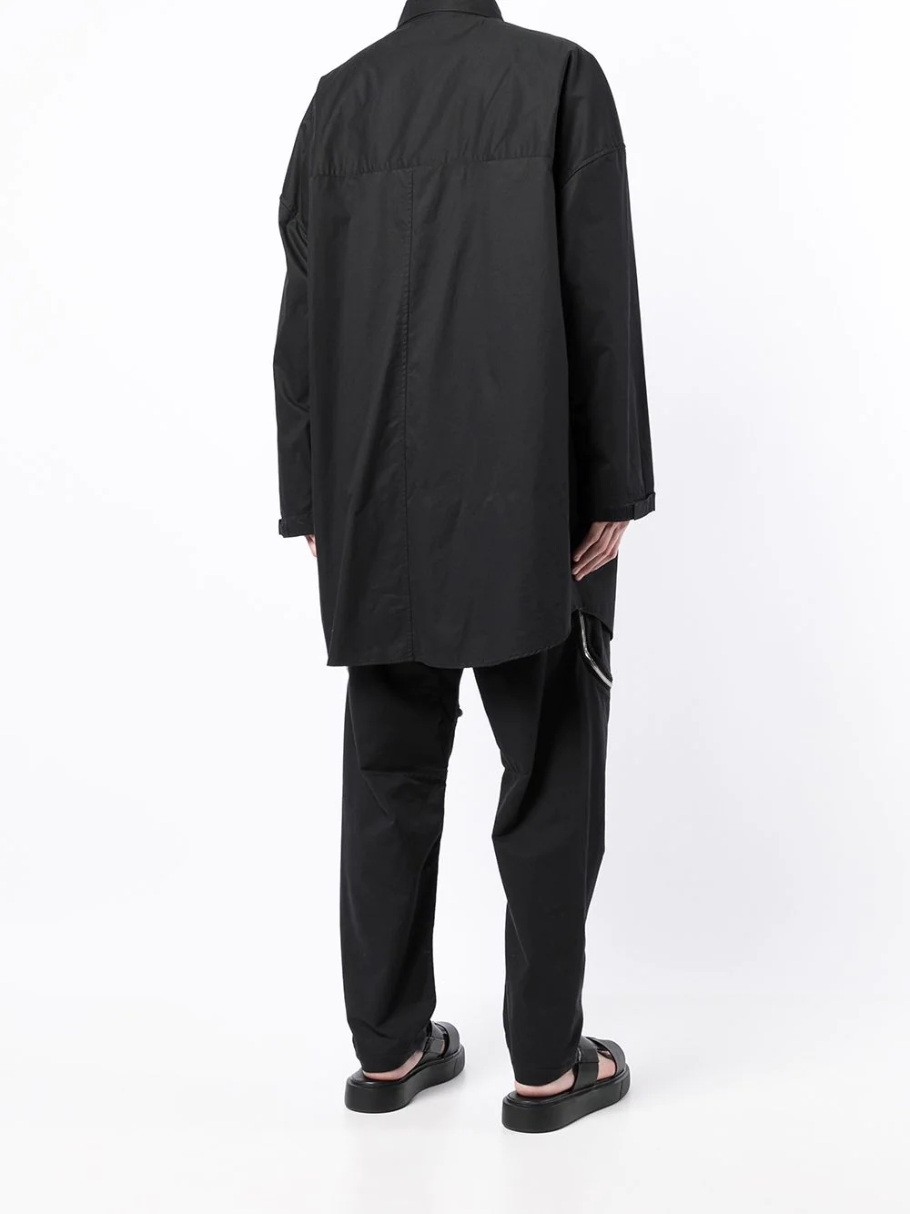 oversize long shirt - 4