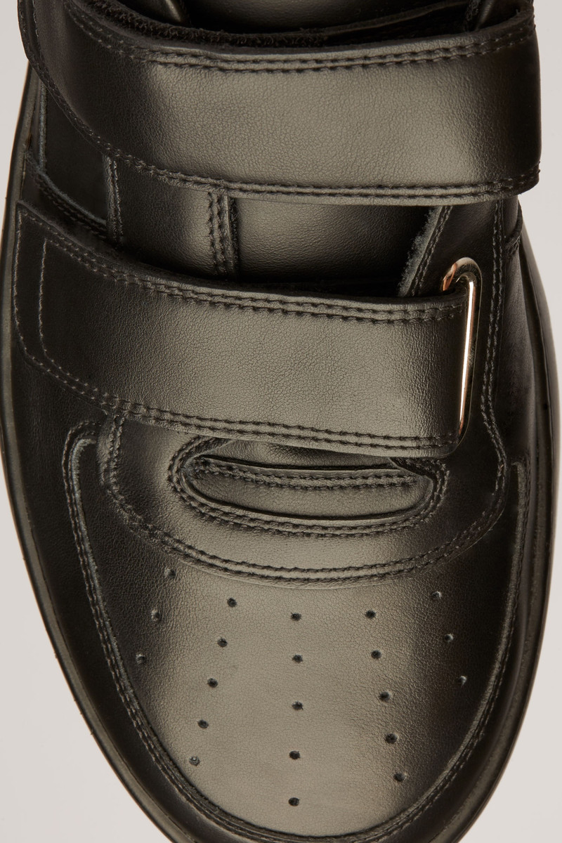 Velcro-strap sneakers black/black 7