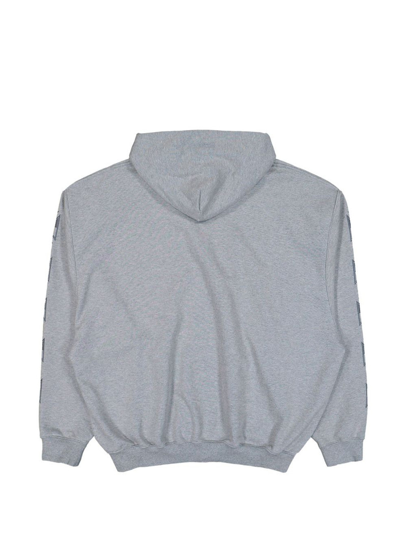 VETEMENTS logo zip-up hoodie outlook