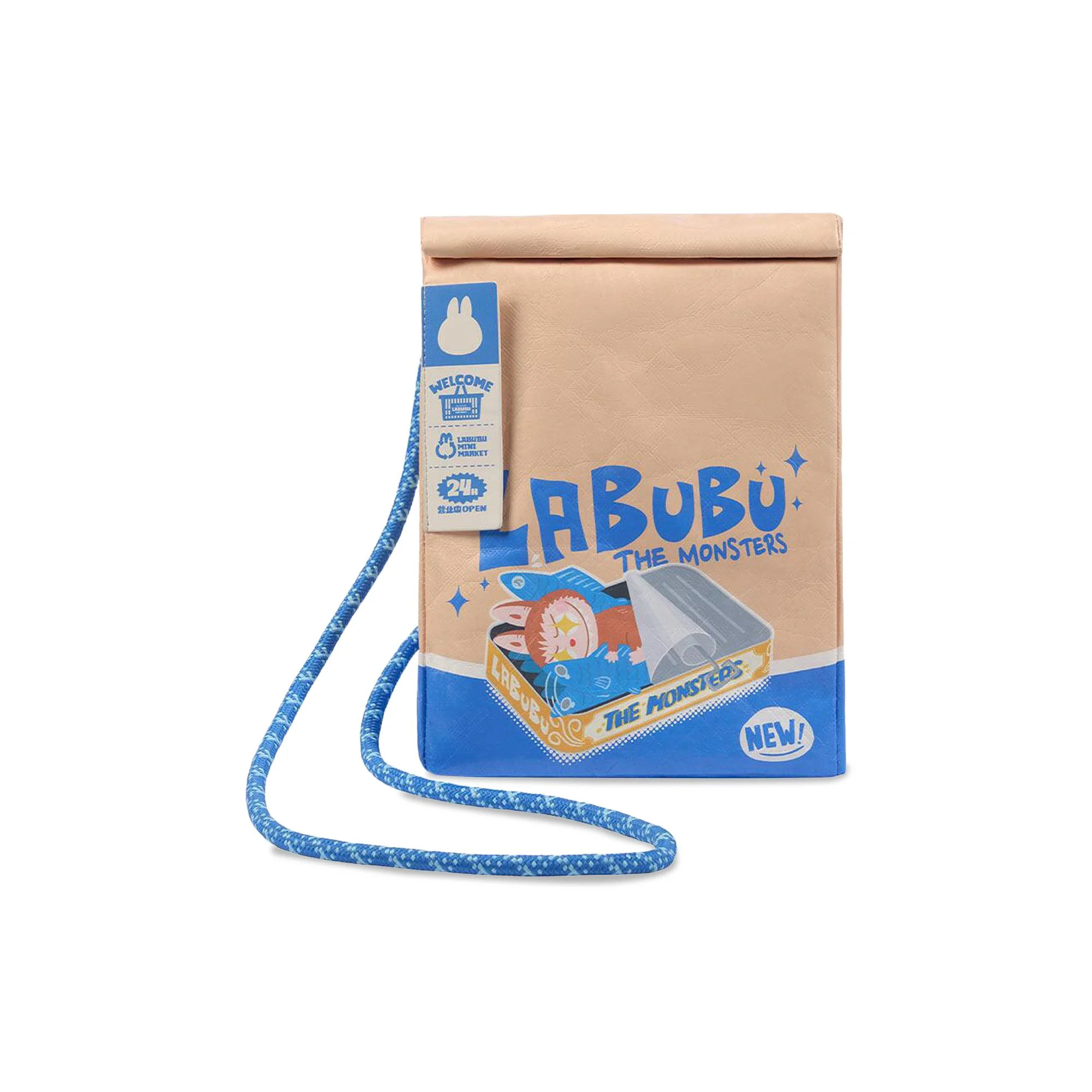 Pop Mart Labubu THE MONSTERS Wacky Mart Series Messenger Bag 'Brown' - 1