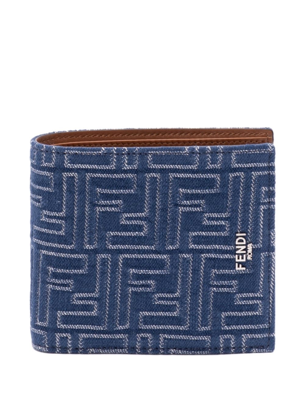 FF-monogram canvas bifold wallet - 1