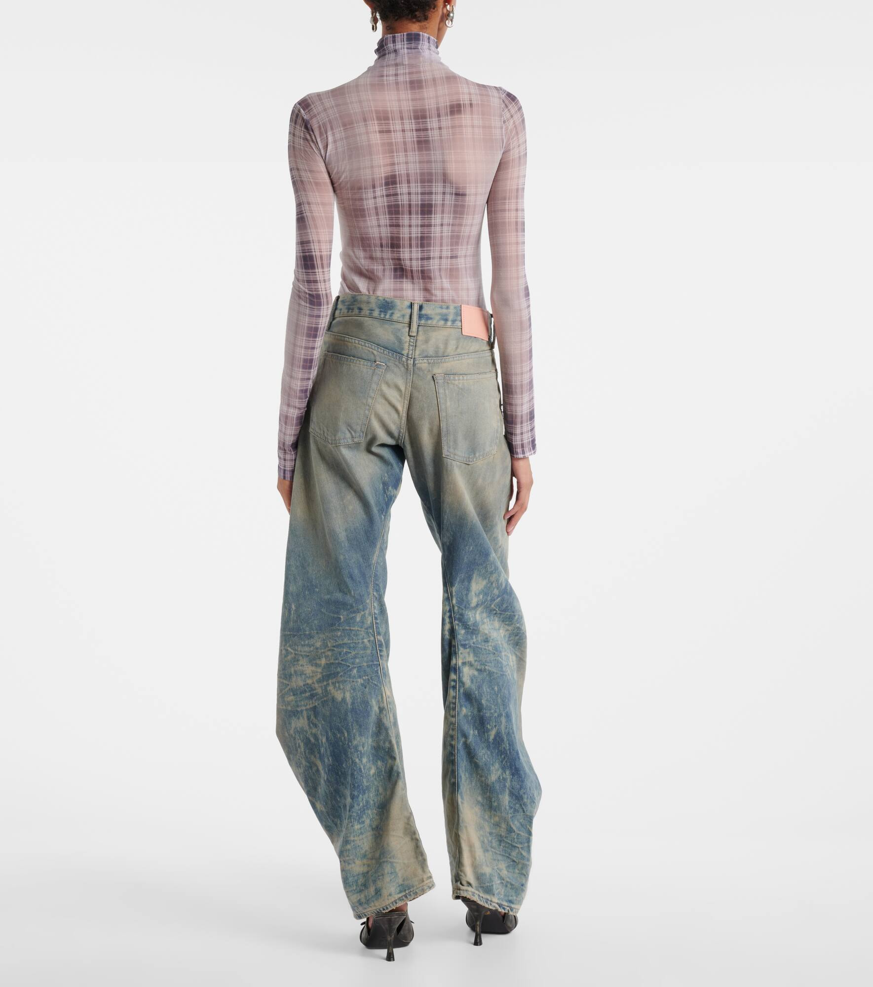 2006F low-rise wide-leg jeans - 3
