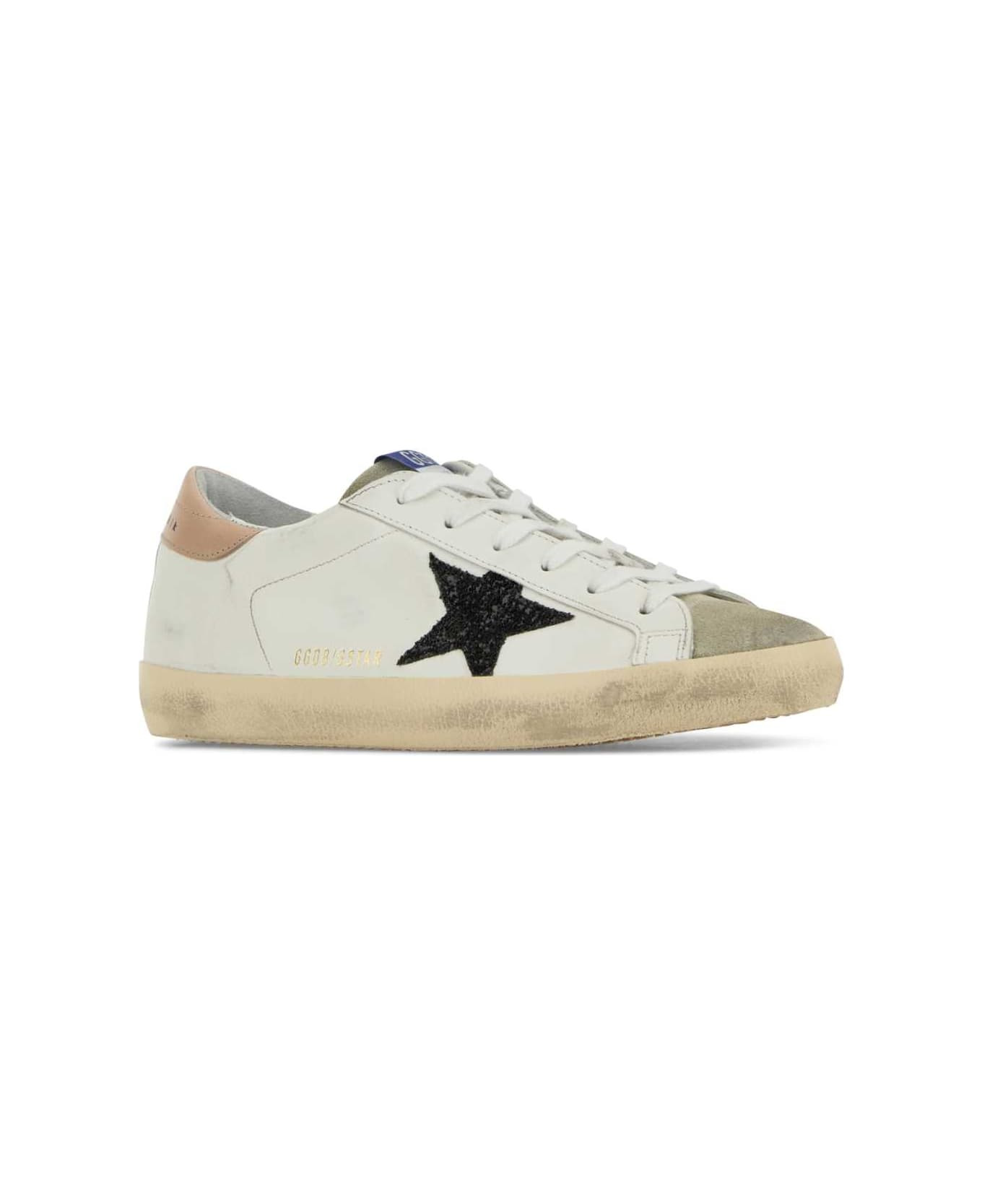 White Leather Superstar Sneakers - 2