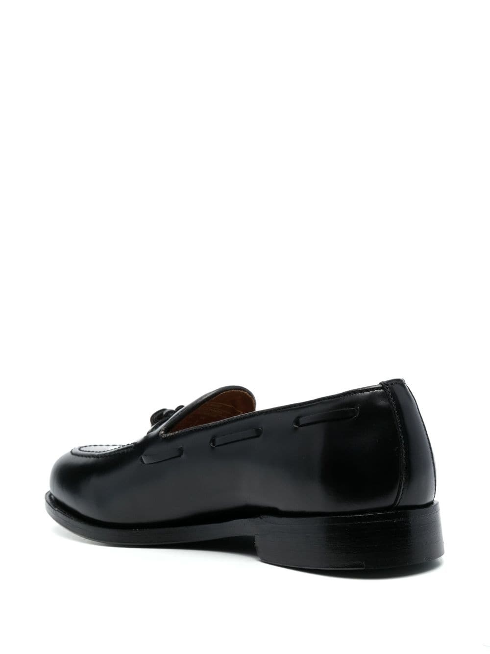 tassel leather loafers - 3