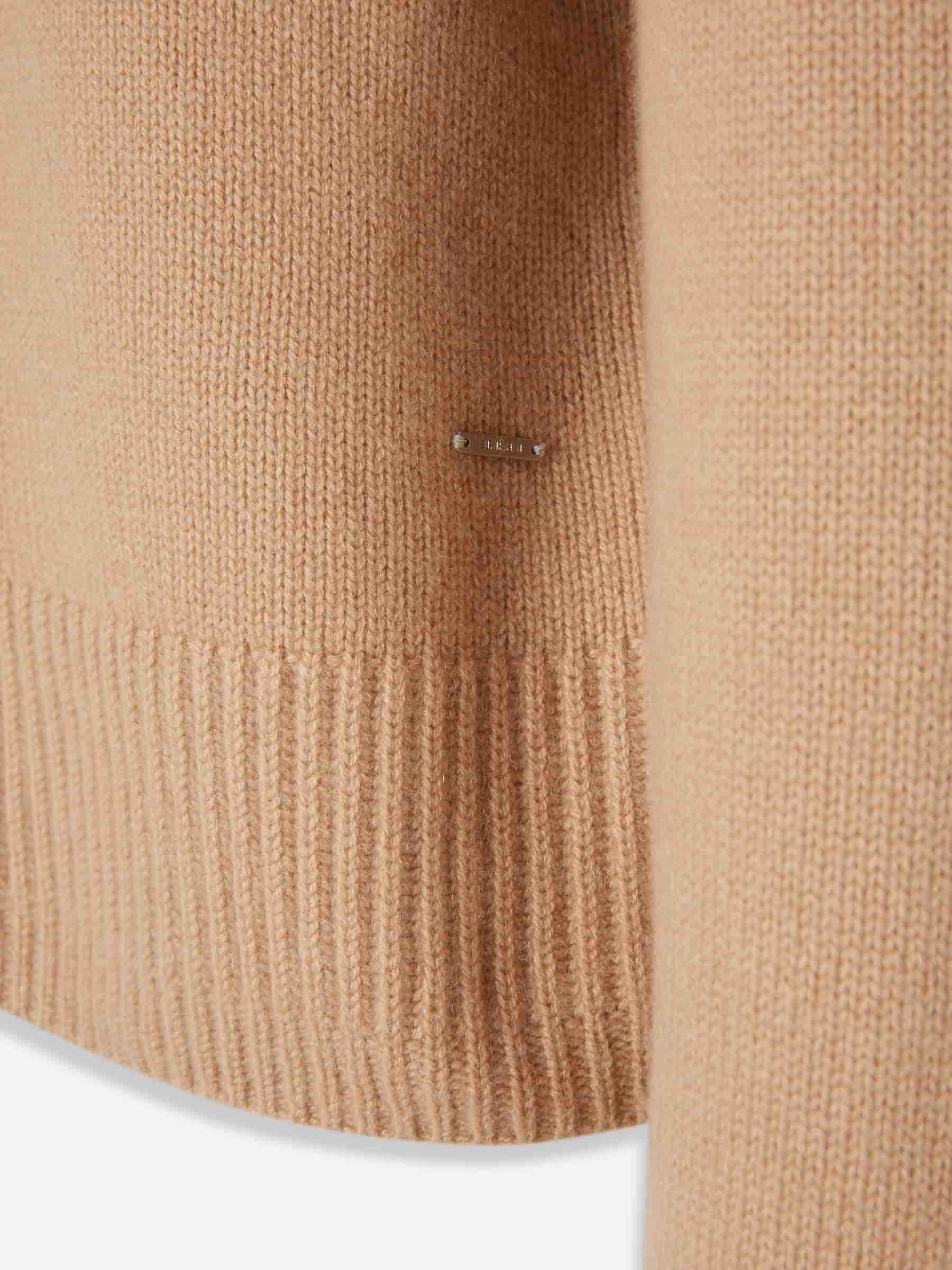 KNIT ZIPPER SWEATER - 4