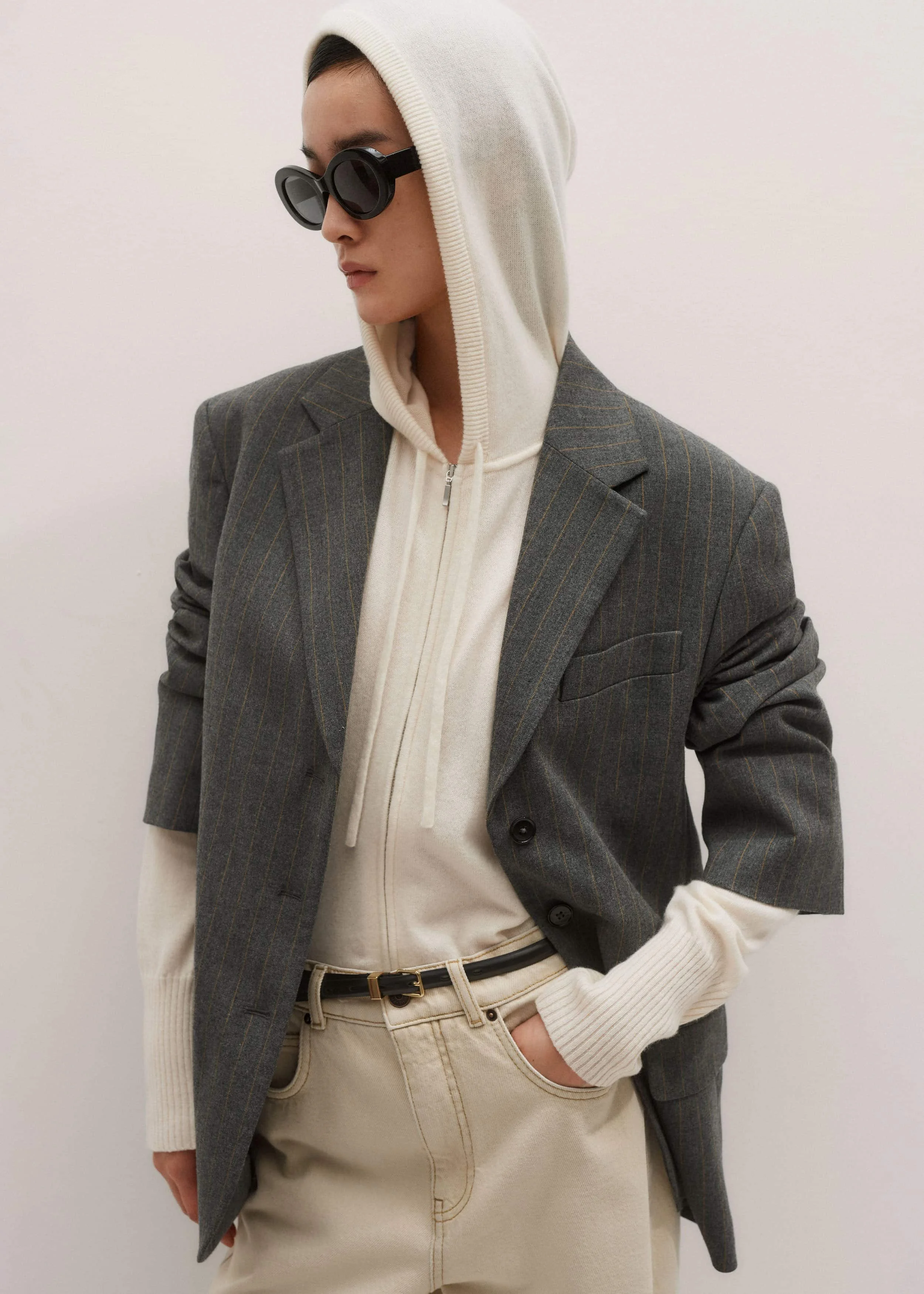 Relaxed Zip Hoodie - 1