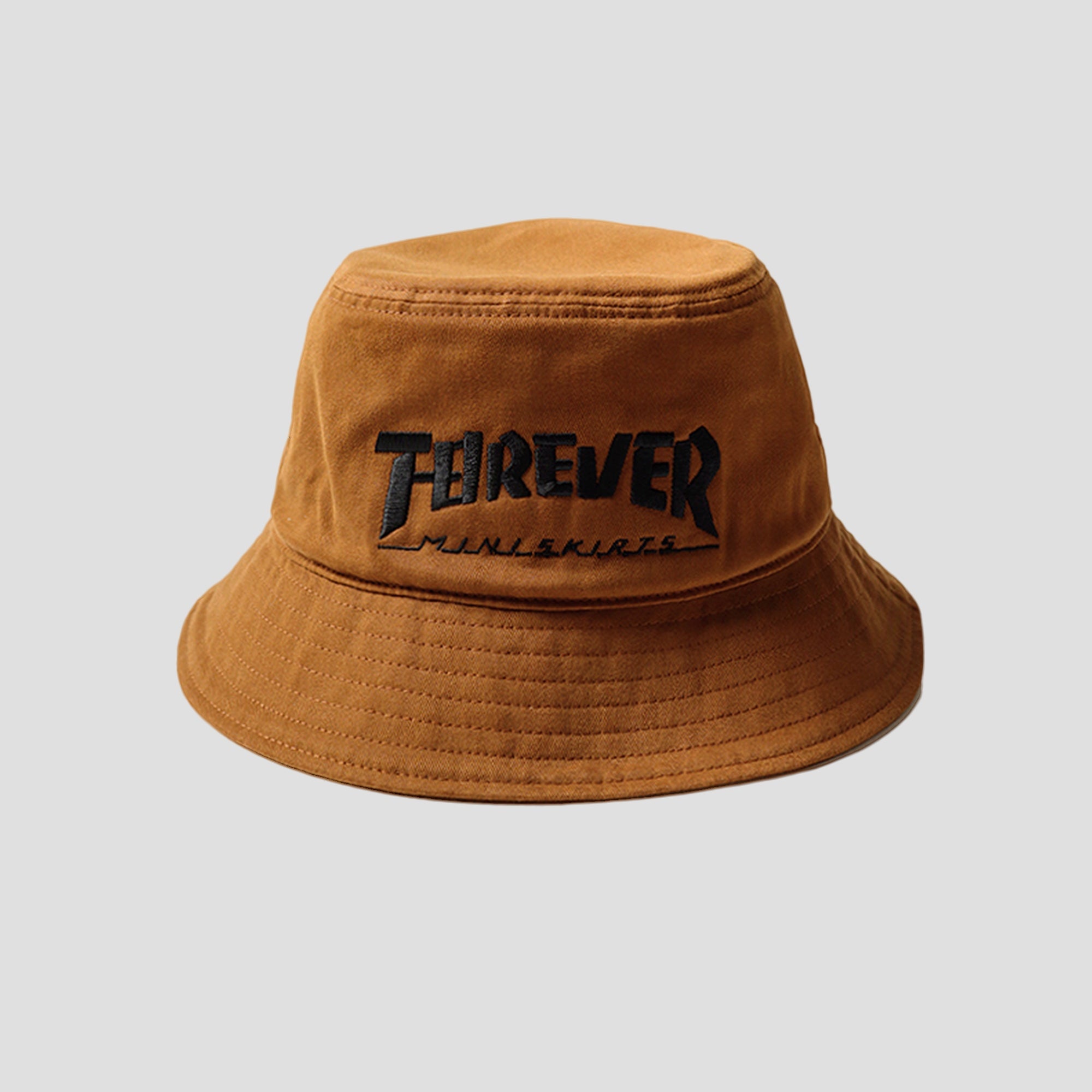 BRUSHED TWILL BUCKET HAT - FOREVER MINI SKIRT - 1