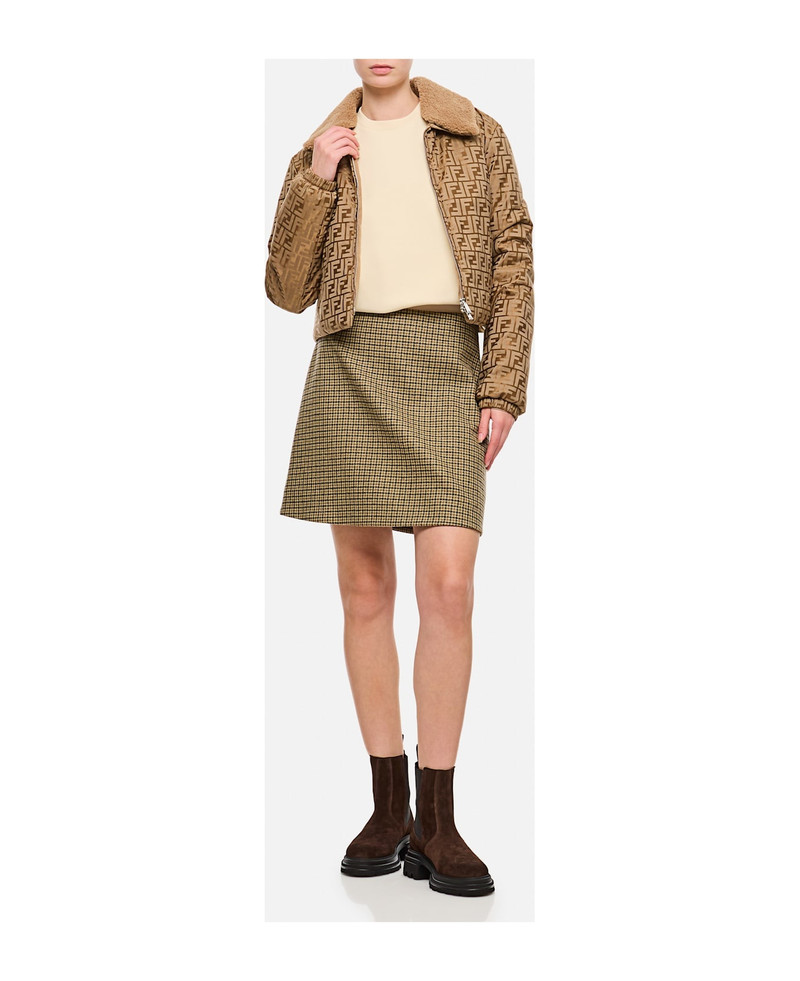 FENDI Front Zipped Ff Jacquard Jacket outlook