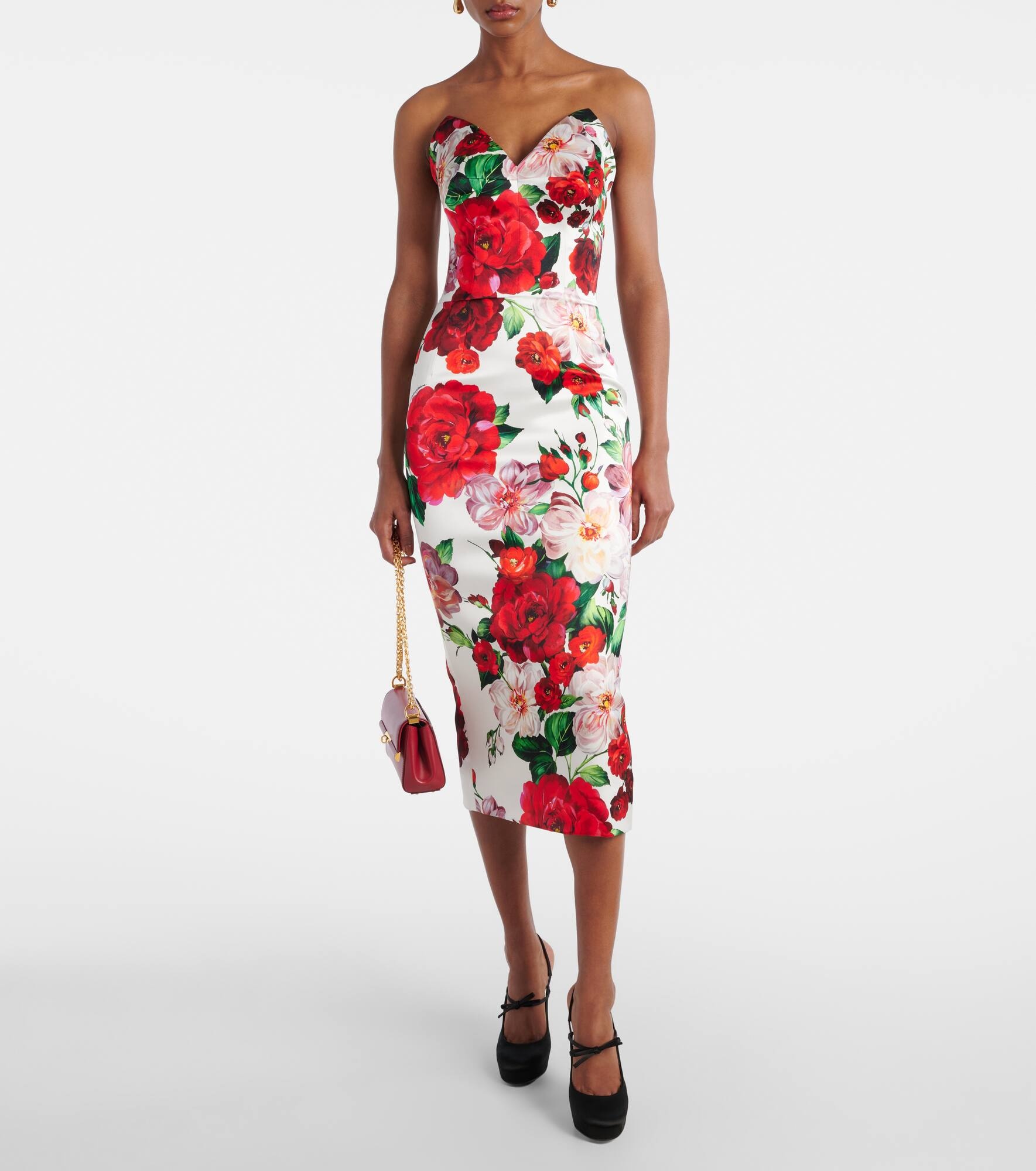 Floral midi dress - 2