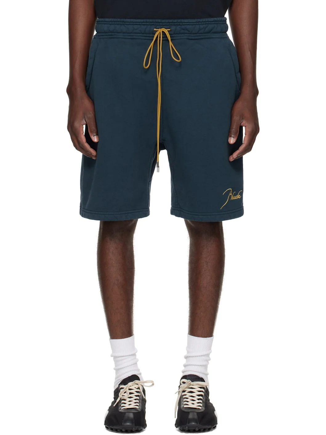 Navy Classique Sweat Shorts - 1
