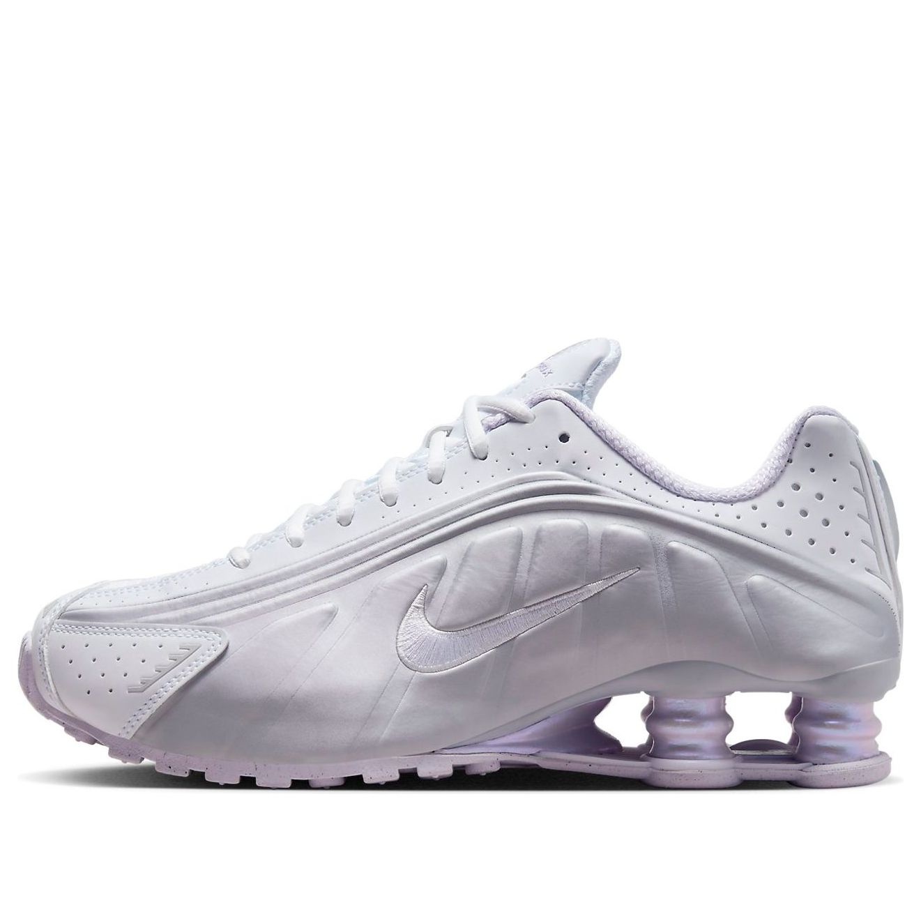 (WMNS) Nike Shox R4 'White Metallic Platinum' HF5076-100 - 1