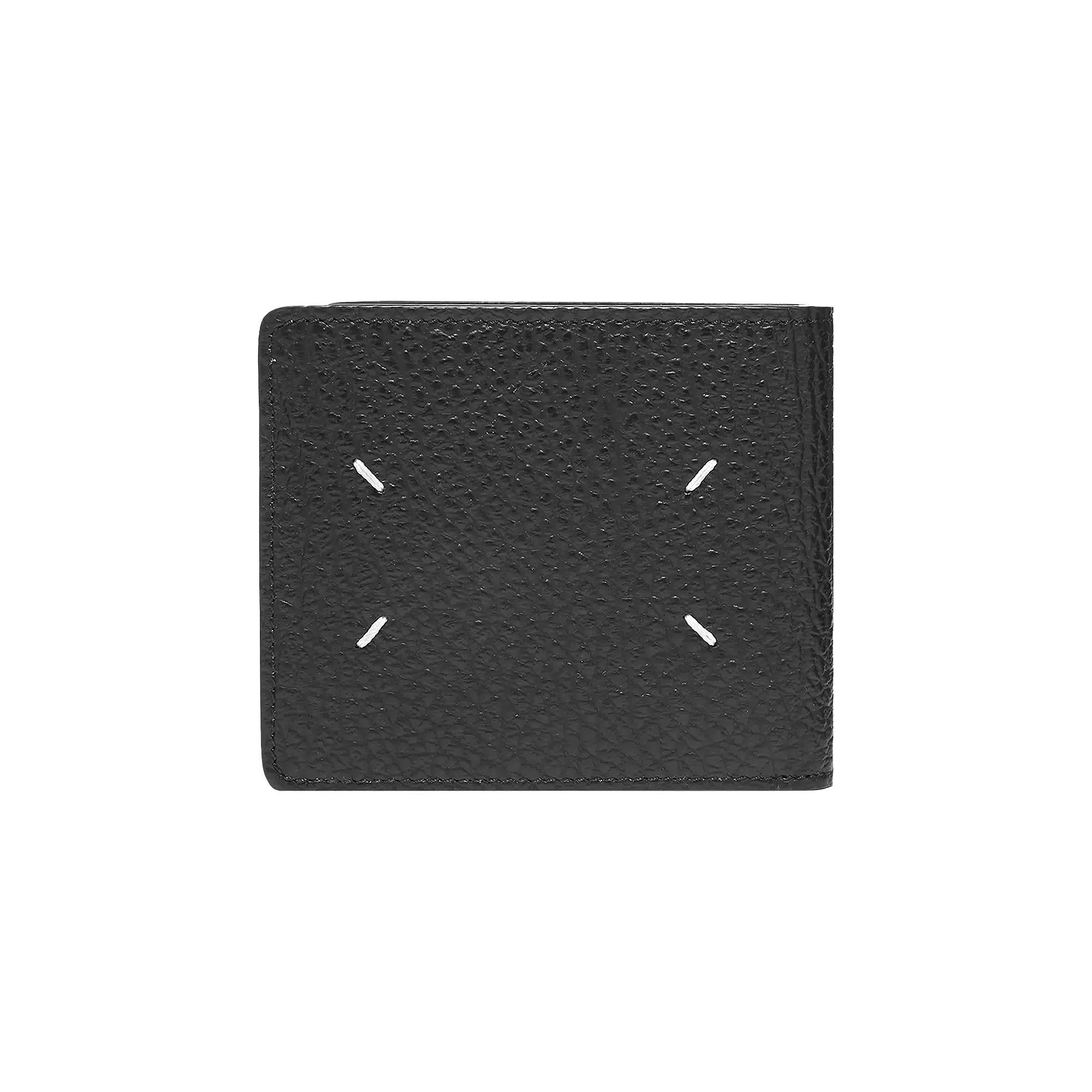 Maison Margiela Embossed Grain Bifold 'Black' - 2