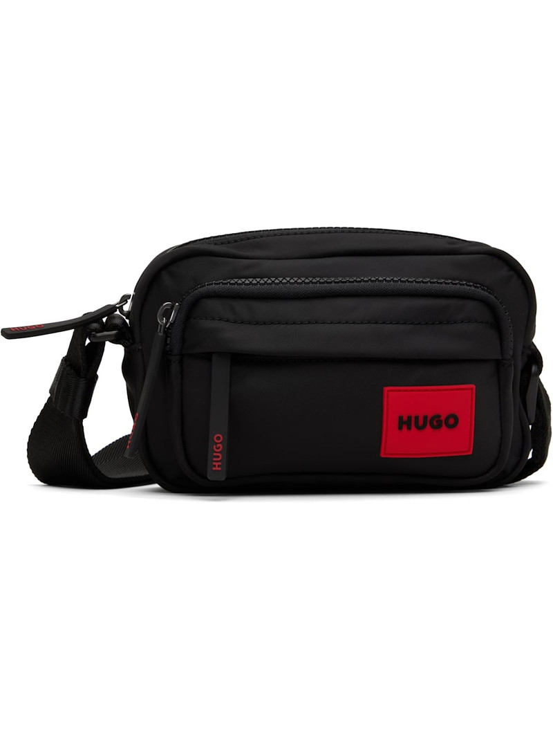 Black Logo Patch Bag 1